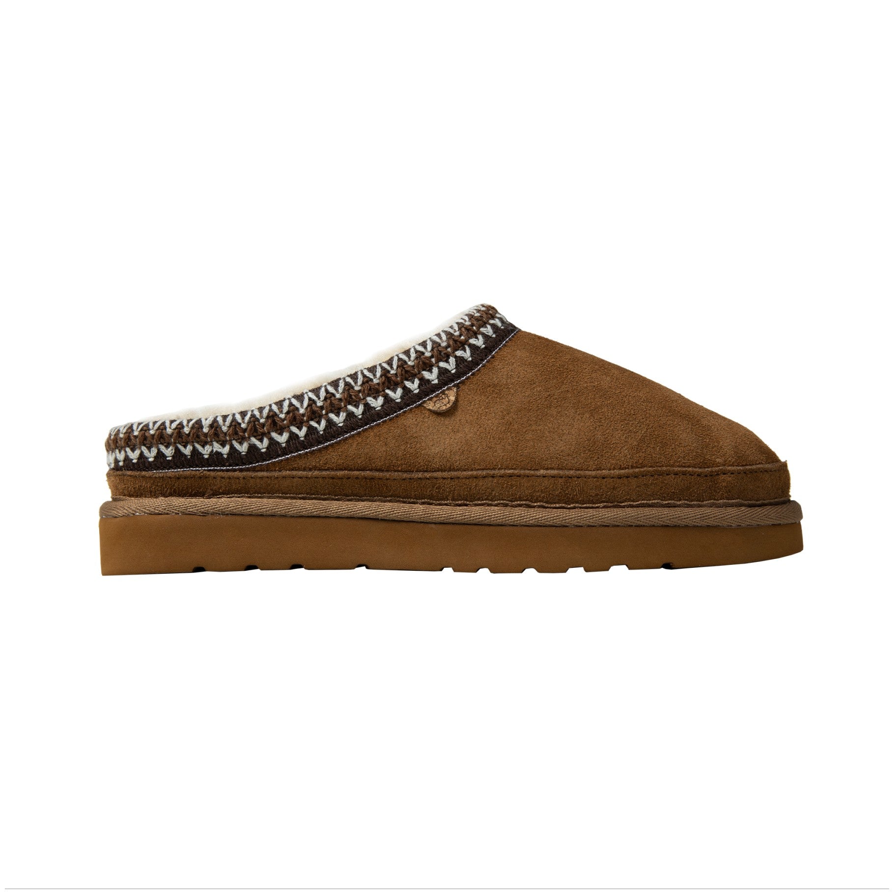 Lamo Jules Women's Comfort Slippers EW2350 - Chestnut / Multi - Side View