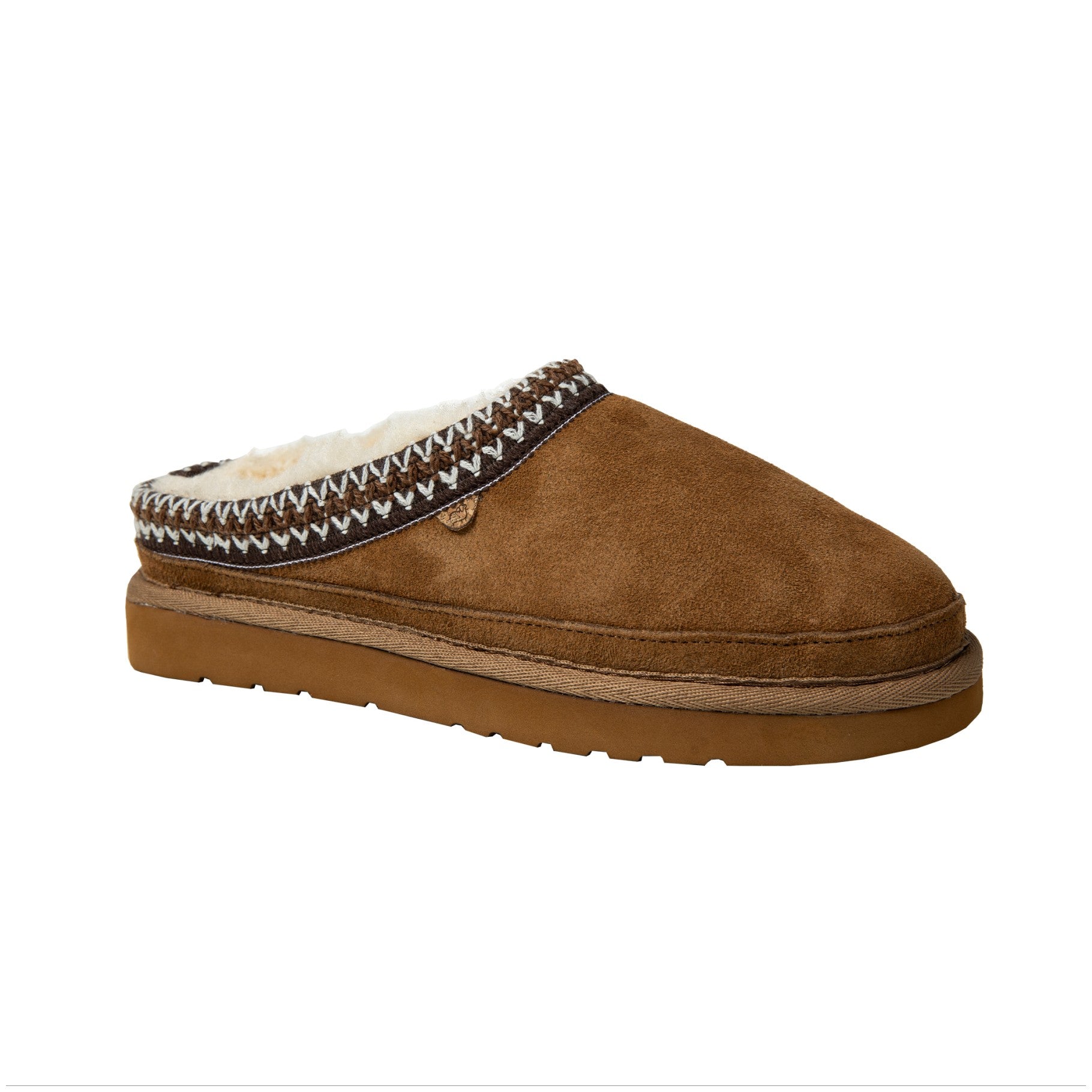 Lamo Jules Women's Comfort Slippers EW2350 - Chestnut / Multi - Profile View