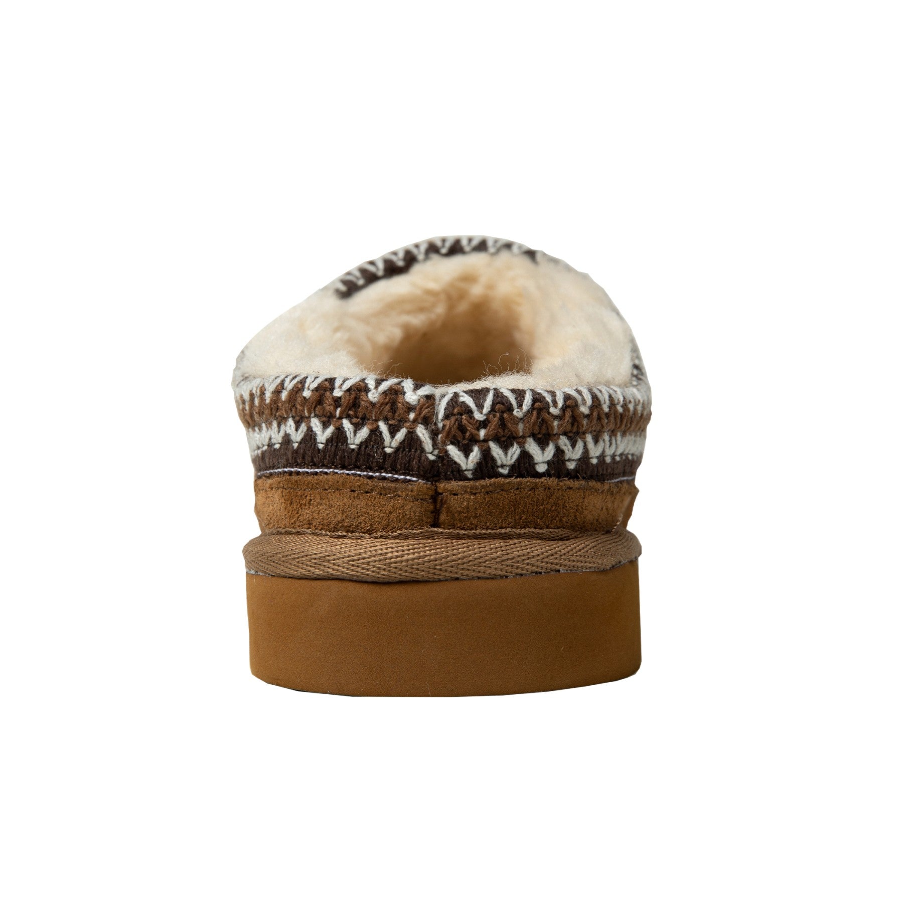 Lamo Jules Women's Comfort Slippers EW2350 - Chestnut / Multi - Bottom View