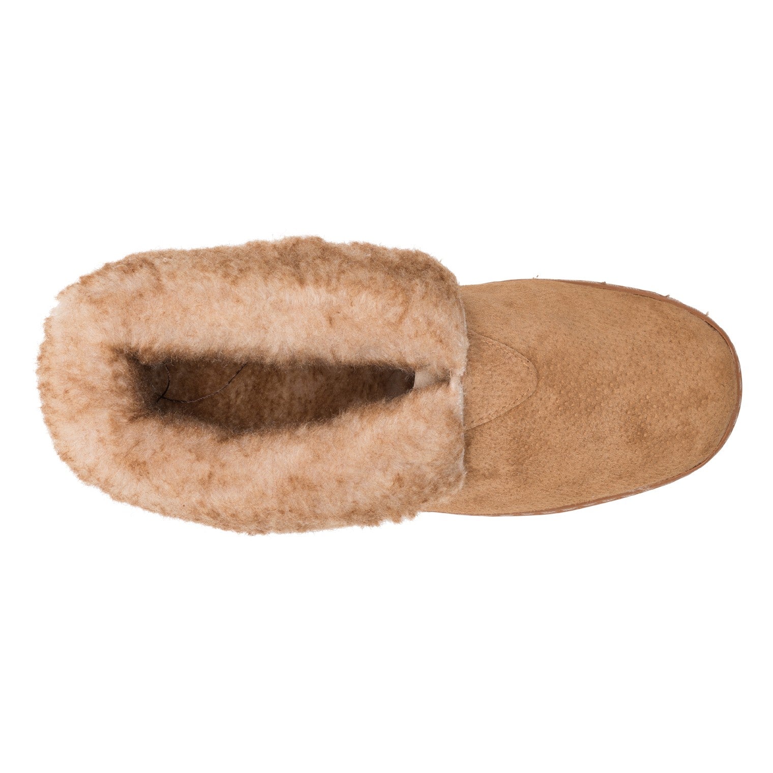 Lamo Men's Bootie Slippers P101M - Chestnut - Top View
