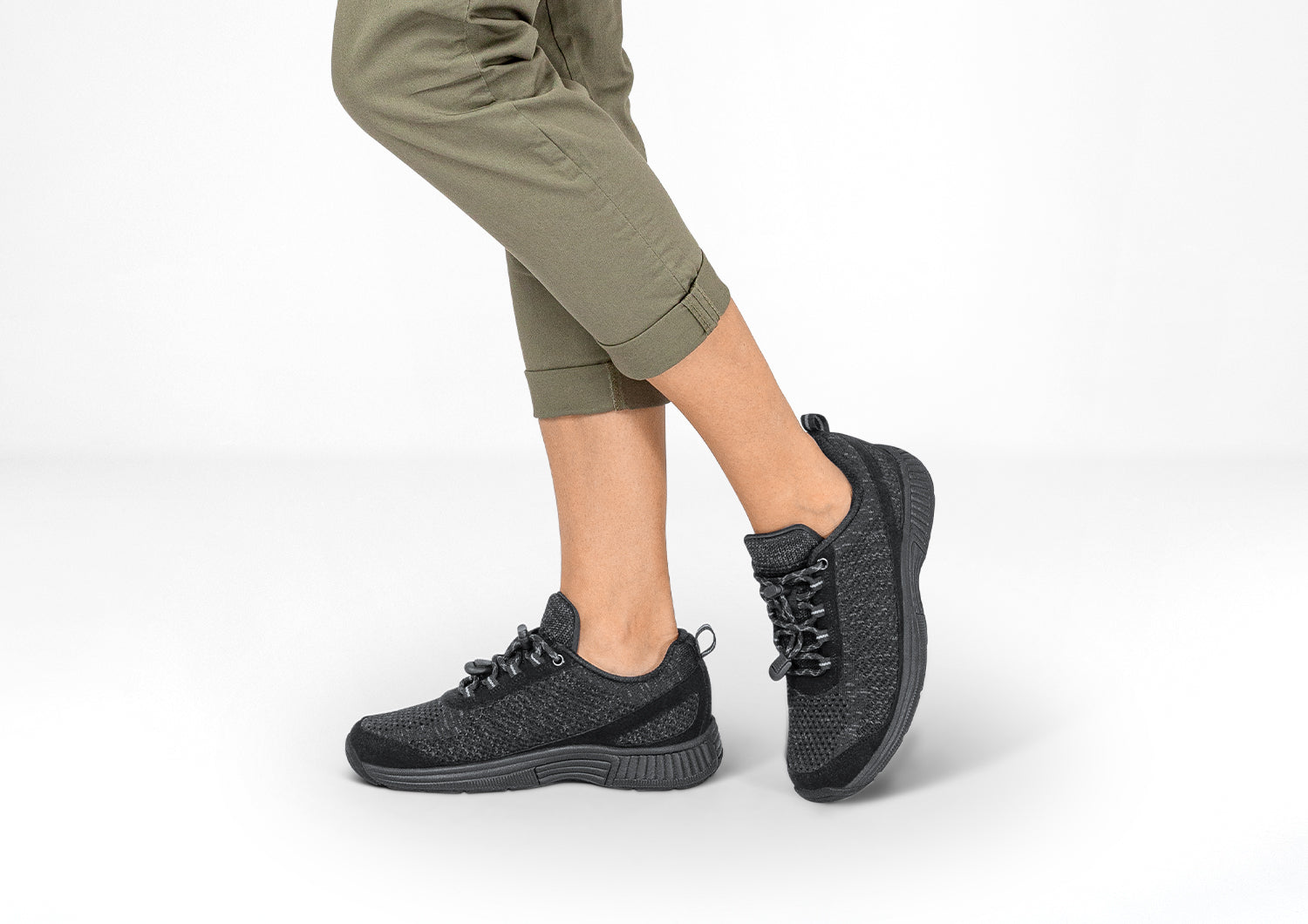 Orthofeet Coral No-Tie Black - 2