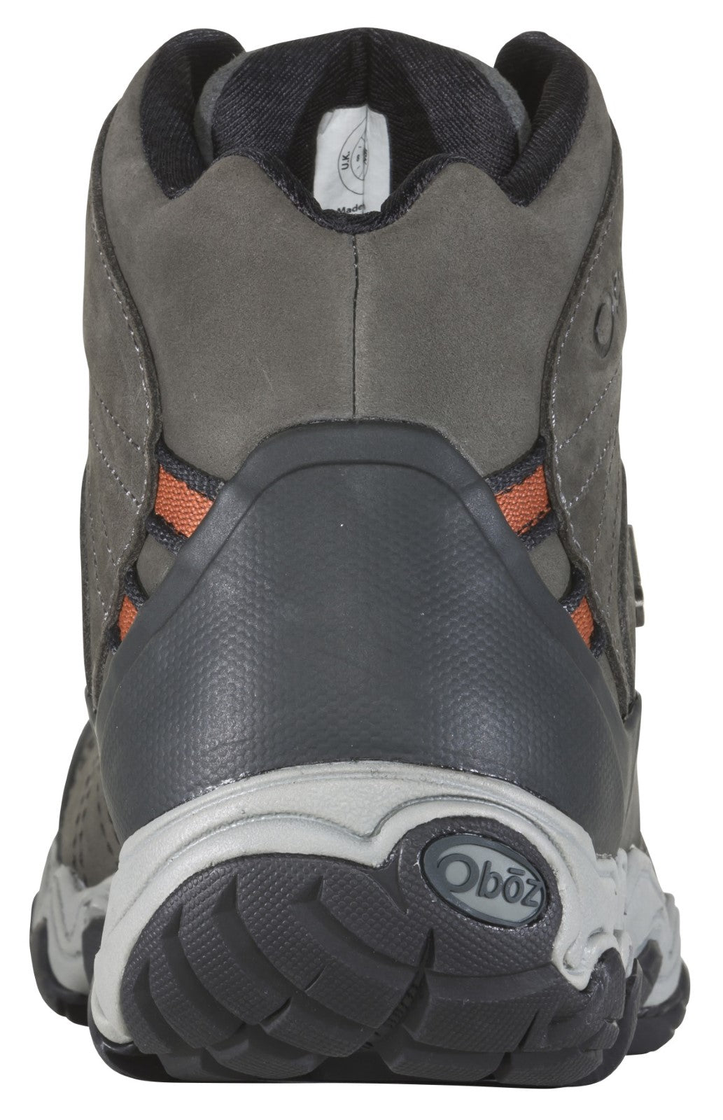 Oboz Bridger Mid Men's Waterproof Hiking Boot - Raven Back
