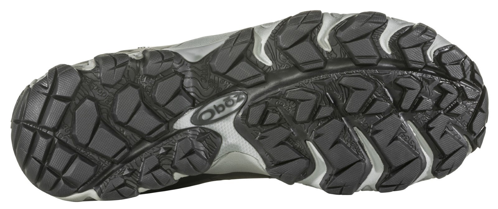 Oboz Bridger Mid Men's Waterproof Hiking Boot - Raven Bottom