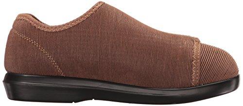 Propet Cush 'N Foot - Men's Orthopedic Stretchable A5500 Diabetic Shoes  - Corduroy/Sand