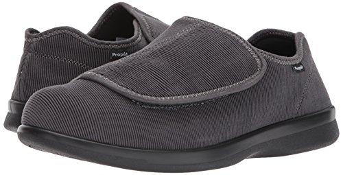 Propet Cush 'N Foot - Men's Orthopedic Stretchable A5500 Diabetic Shoes  - Corduroy/Slate