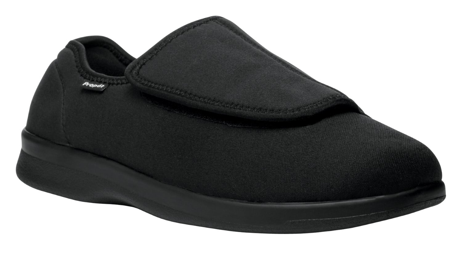 Propet Cush 'N Foot - Men's Orthopedic Stretchable A5500 Diabetic Shoes in Black