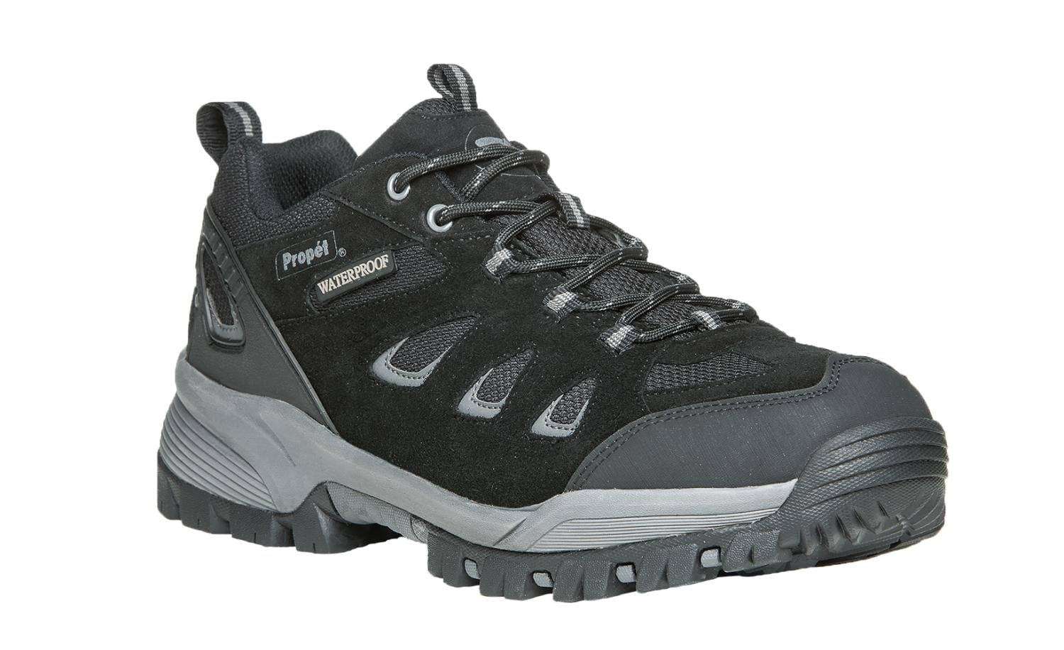 Propet Ridge Walker - Men's Orthopedic Waterproof Hiking Shoe in Black