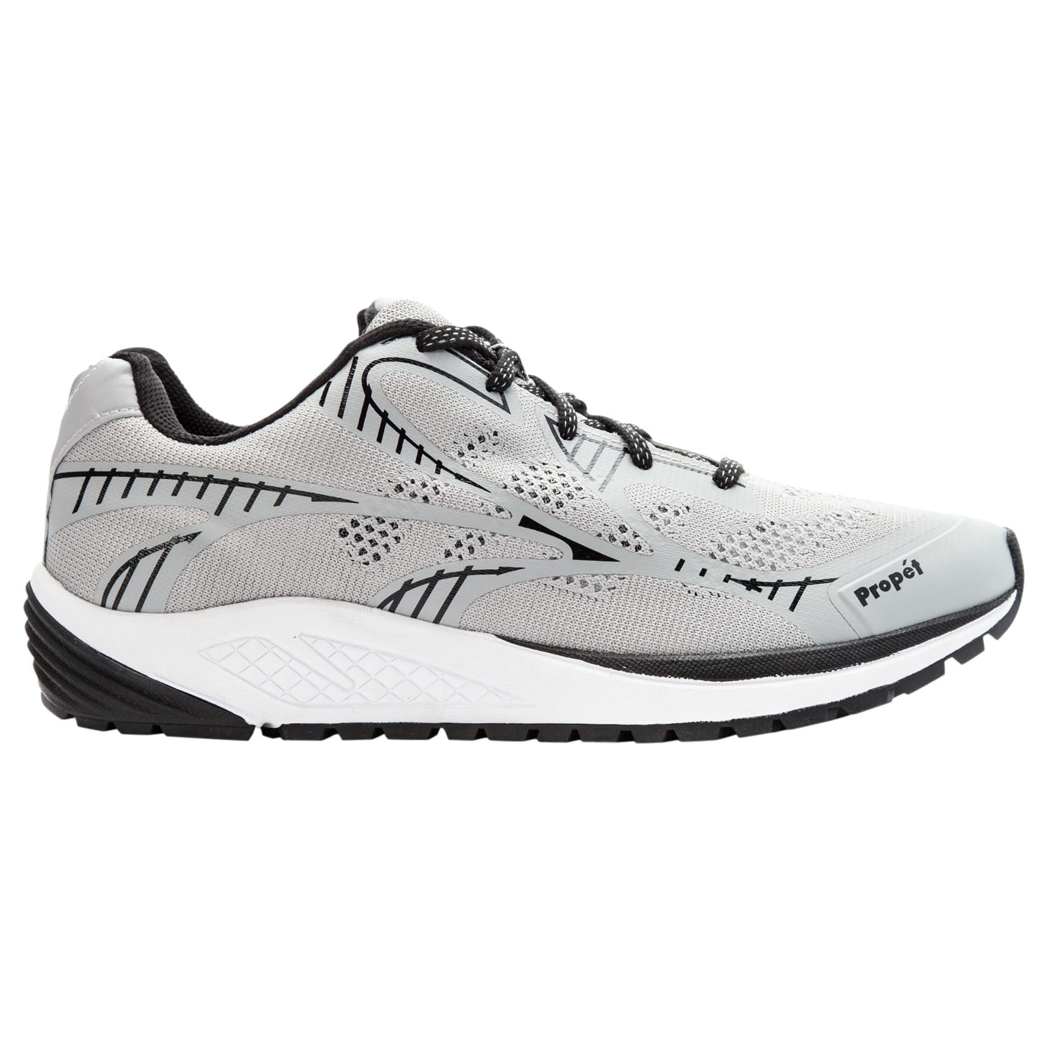 Propet Propet One LT Men's Active - Silver/Black - out-step view