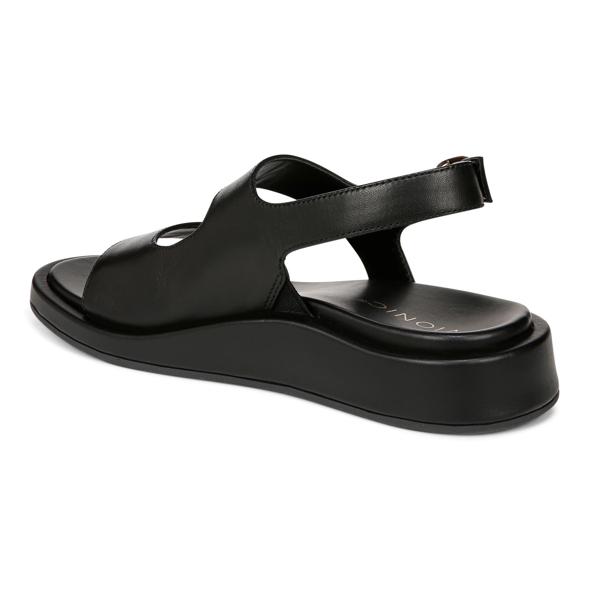Vionic Madera Women's Slingback Comfort Sandal - Black - Back angle