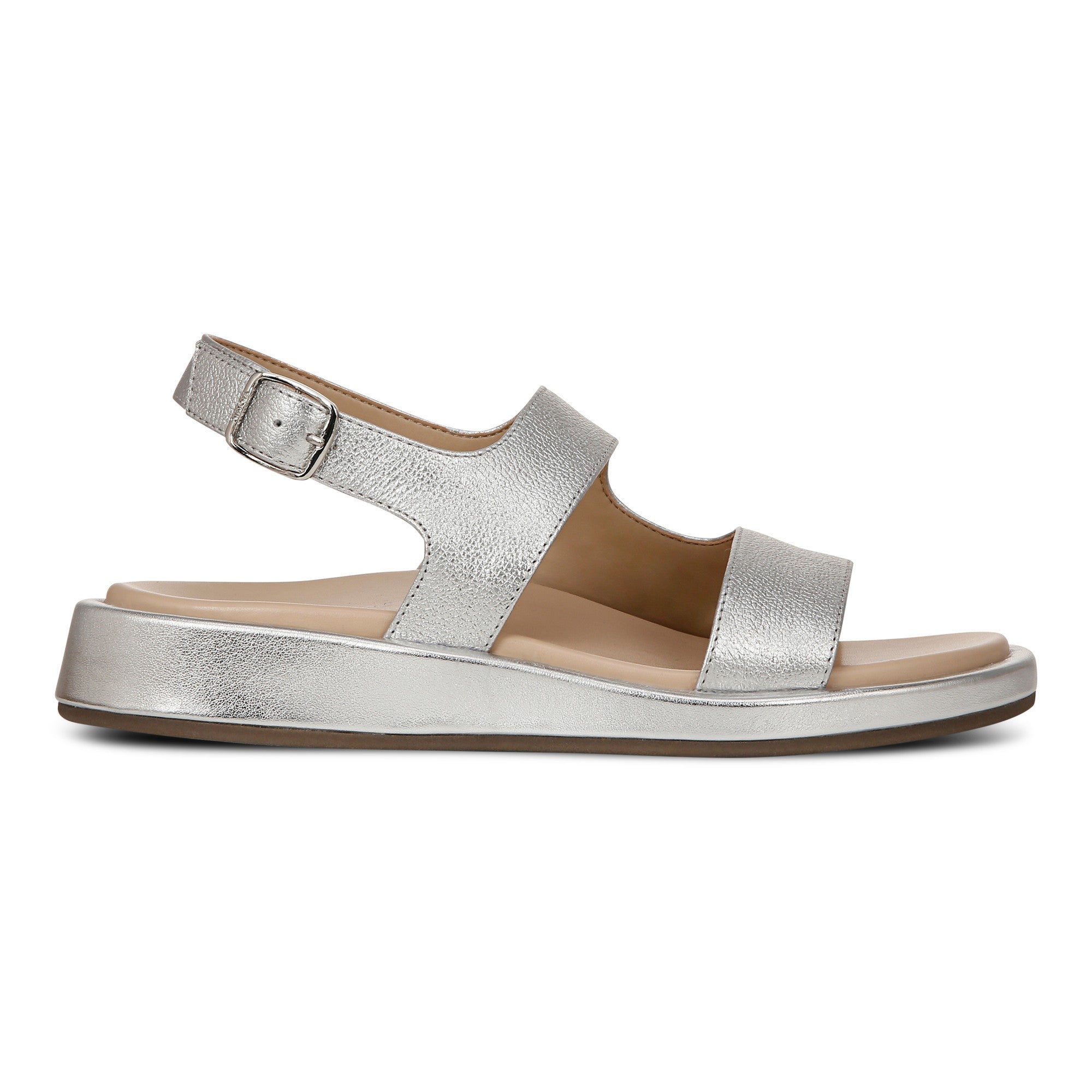 Vionic Madera Women's Slingback Comfort Sandal - Silver - Right side