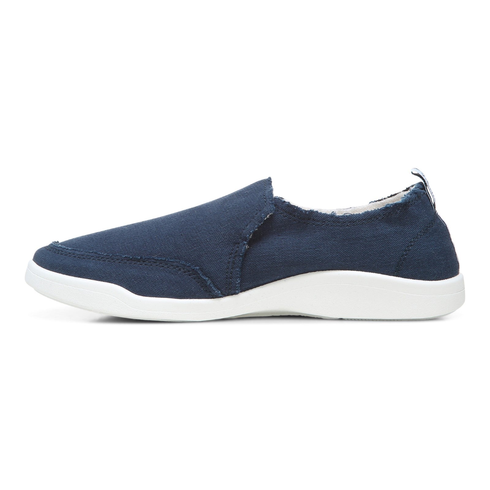 Vionic Malibu Women's Slip-on Comfort Shoe - Navy - Left Side