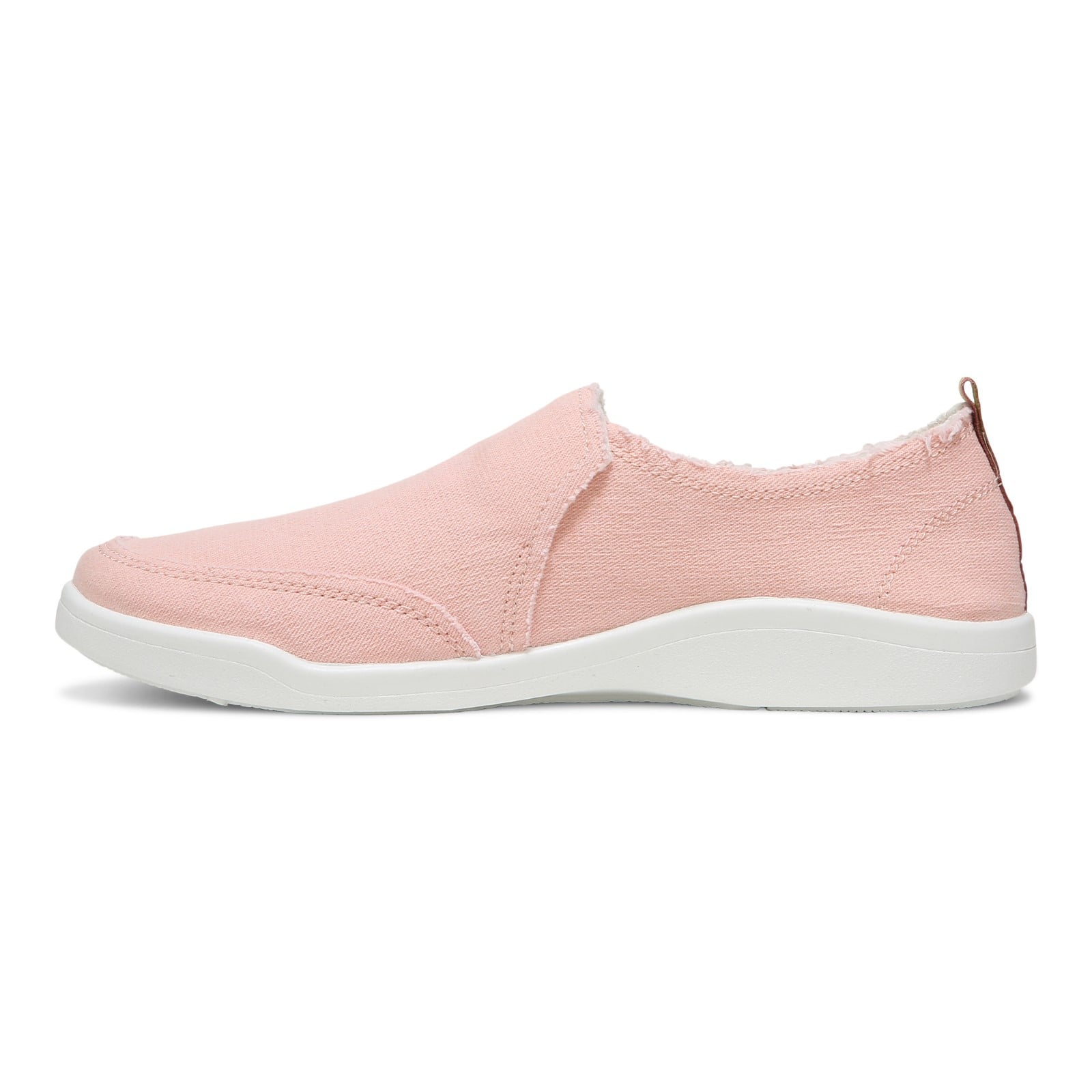 Vionic Malibu Women's Slip-on Comfort Shoe - Roze - Left Side