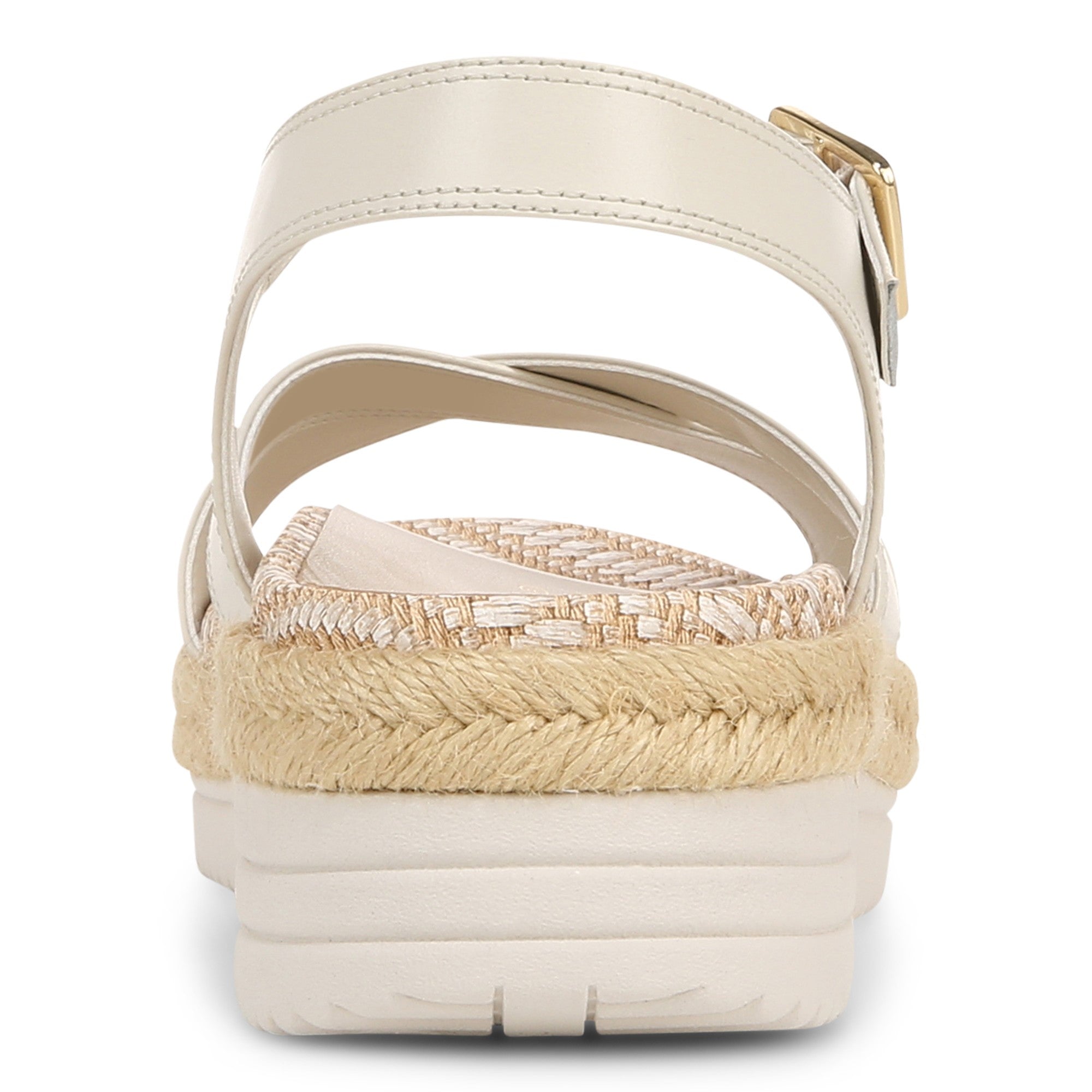 Vionic Mar Women's Platform Wedge Sandal - Cream - Back