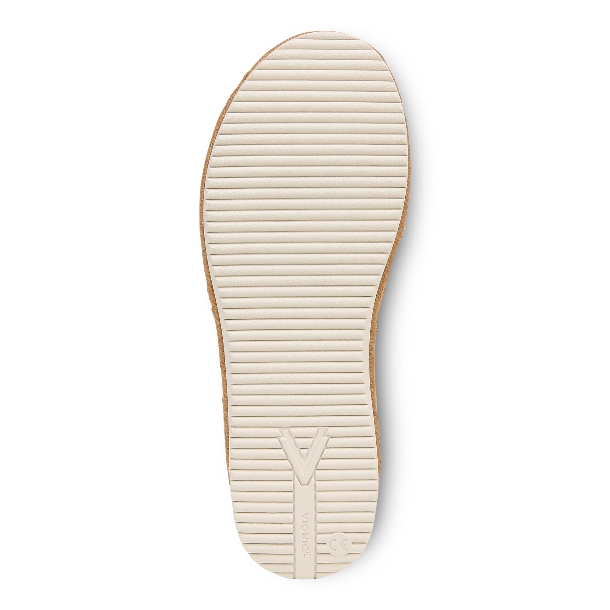 Vionic Mar Women's Platform Wedge Sandal - Camel - Bottom