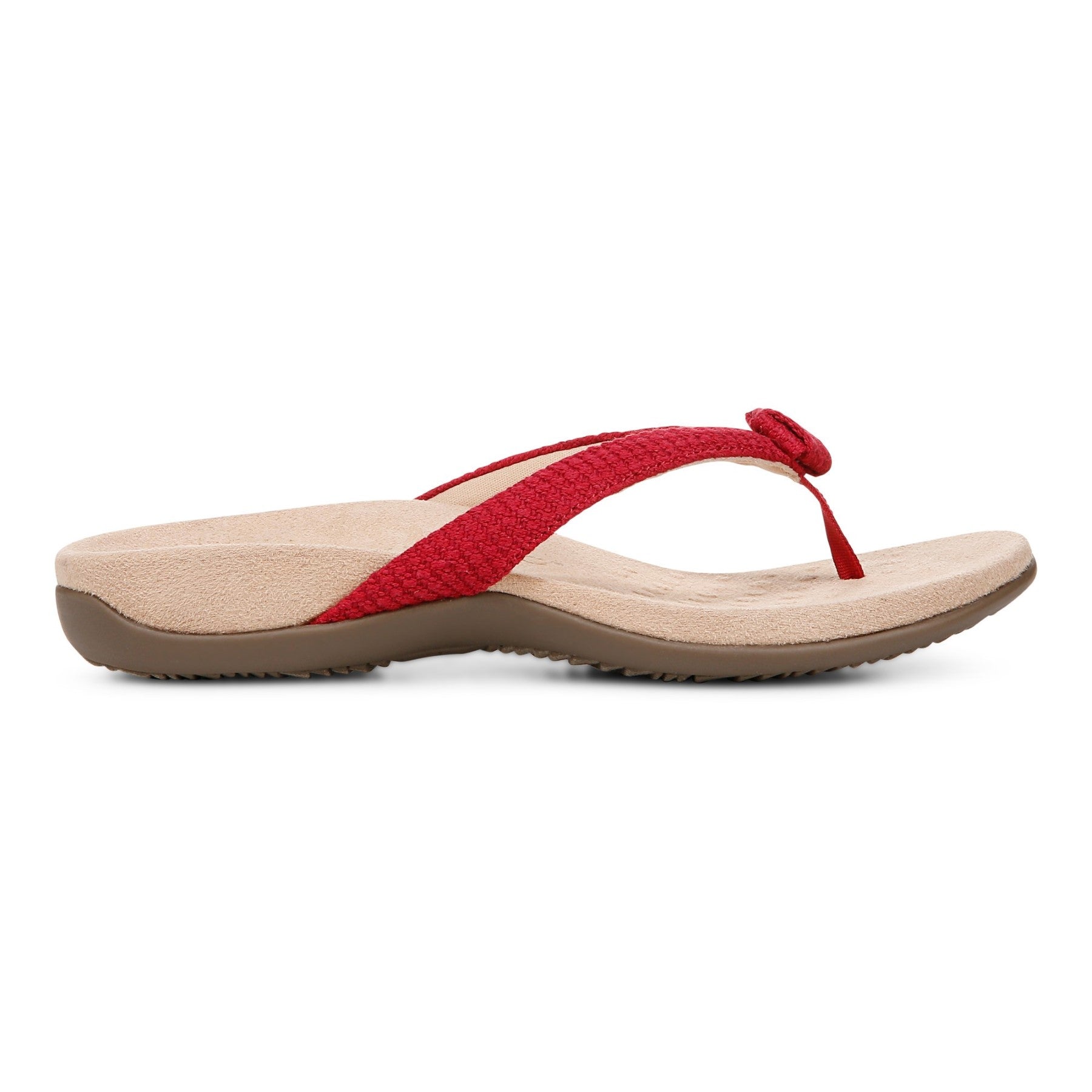 Vionic Mattie Women's Flip Flop Supportive Sandal - Viva Magenta - Right side