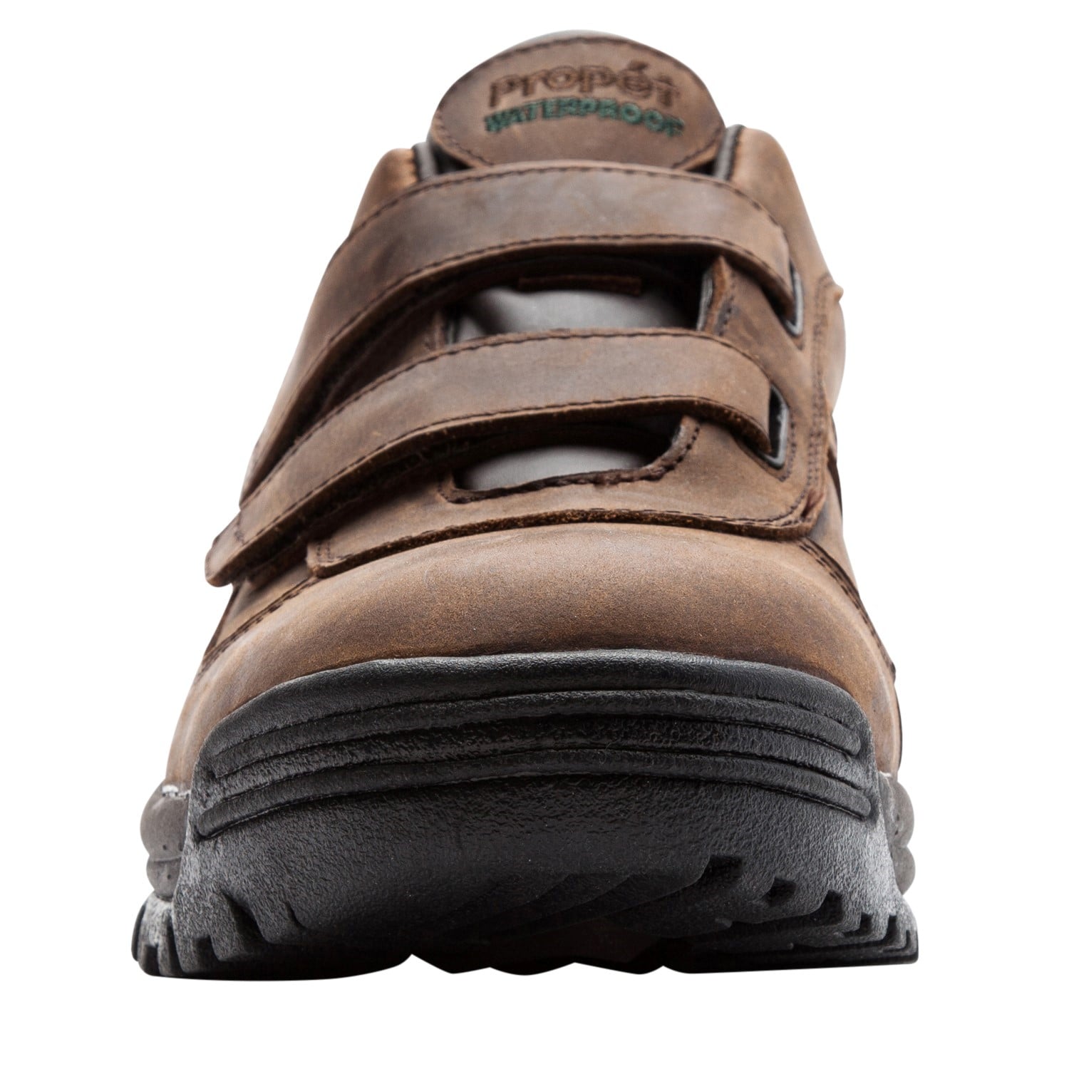 Propet Cliff Walker Low Strap Mens Boots A5500 - Brown Crazy Horse - front view