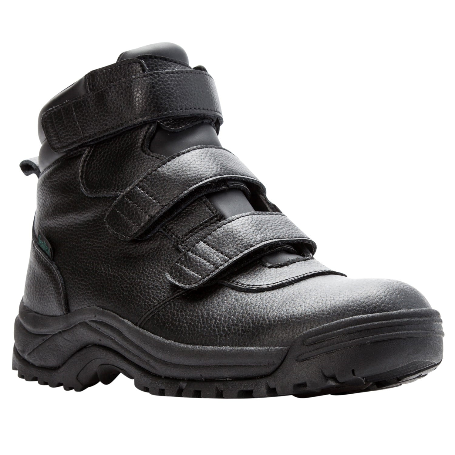 Propet Cliff Walker Tall Strap Men's Boots in Black