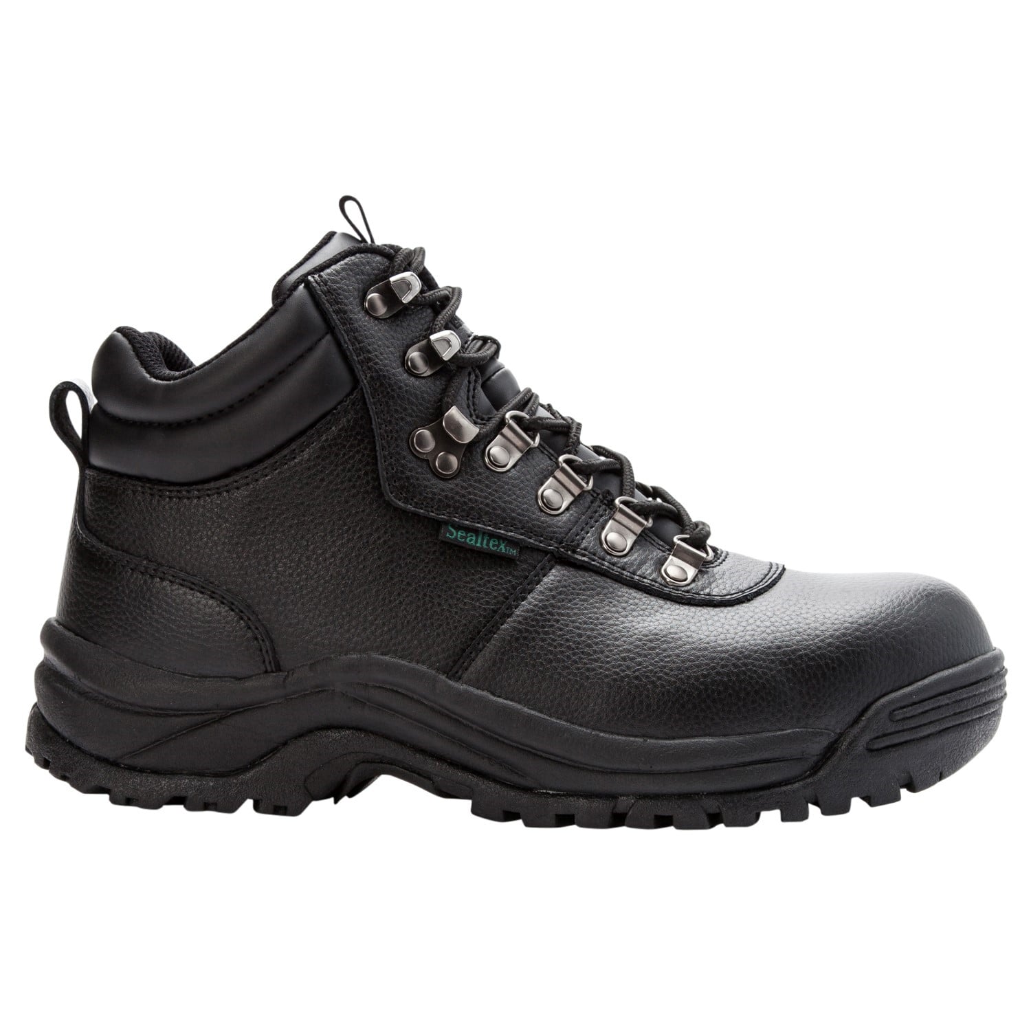 Propet Shield Walker Mens Boots Utility - Black - out-step view