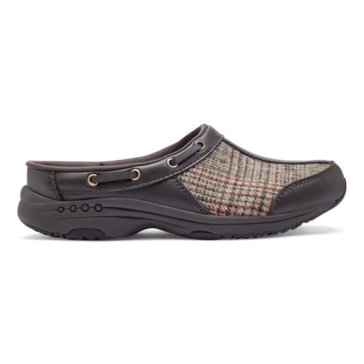 Easy Spirit Travelport Women's Plaid Slip-On Clogs - DBR01 - View 2