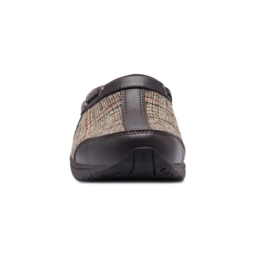 Easy Spirit Travelport Women's Plaid Slip-On Clogs - DBR01 - View 5