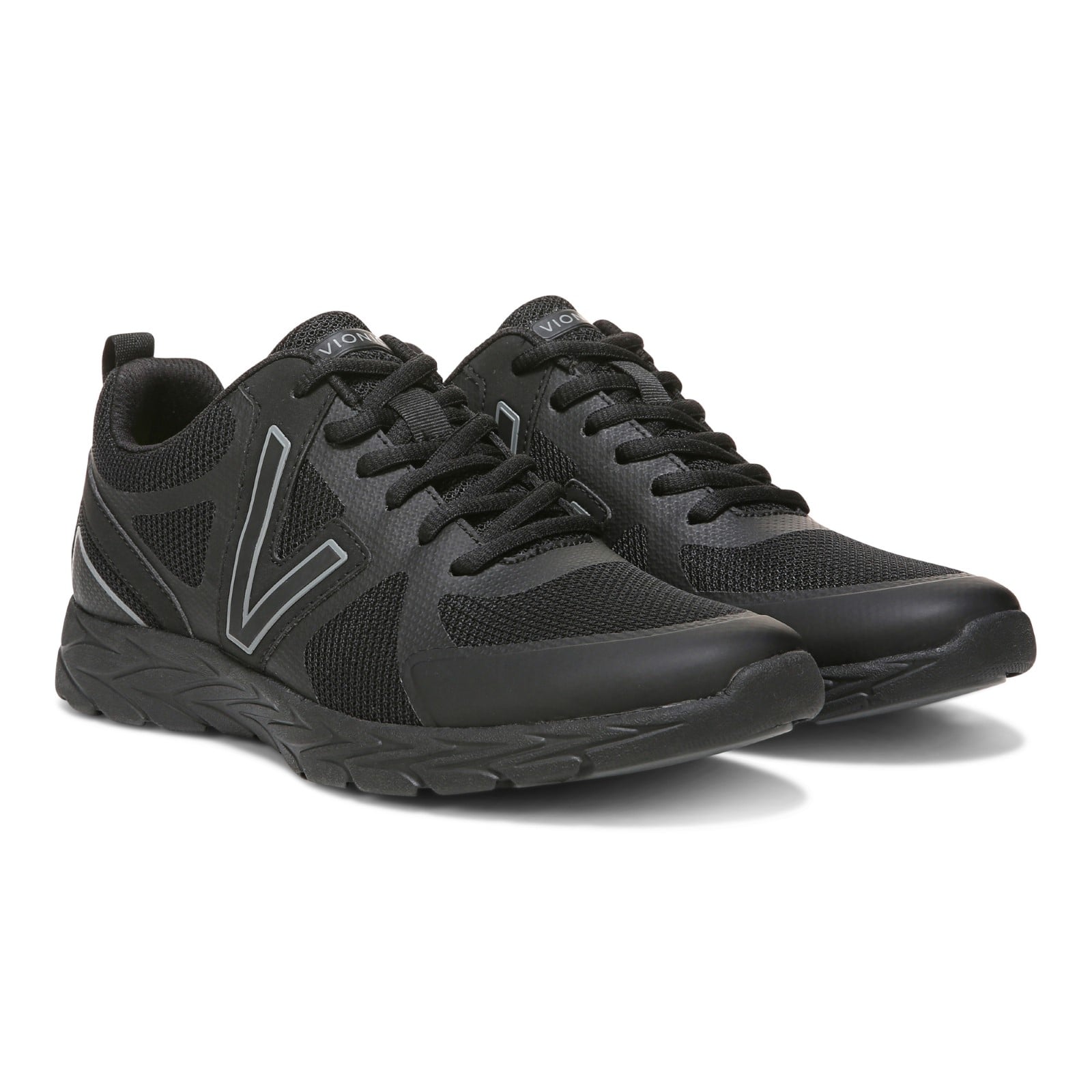Vionic Miles Ii Womens Oxford/Lace Up Lifestyl - Black/charcoal - Pair