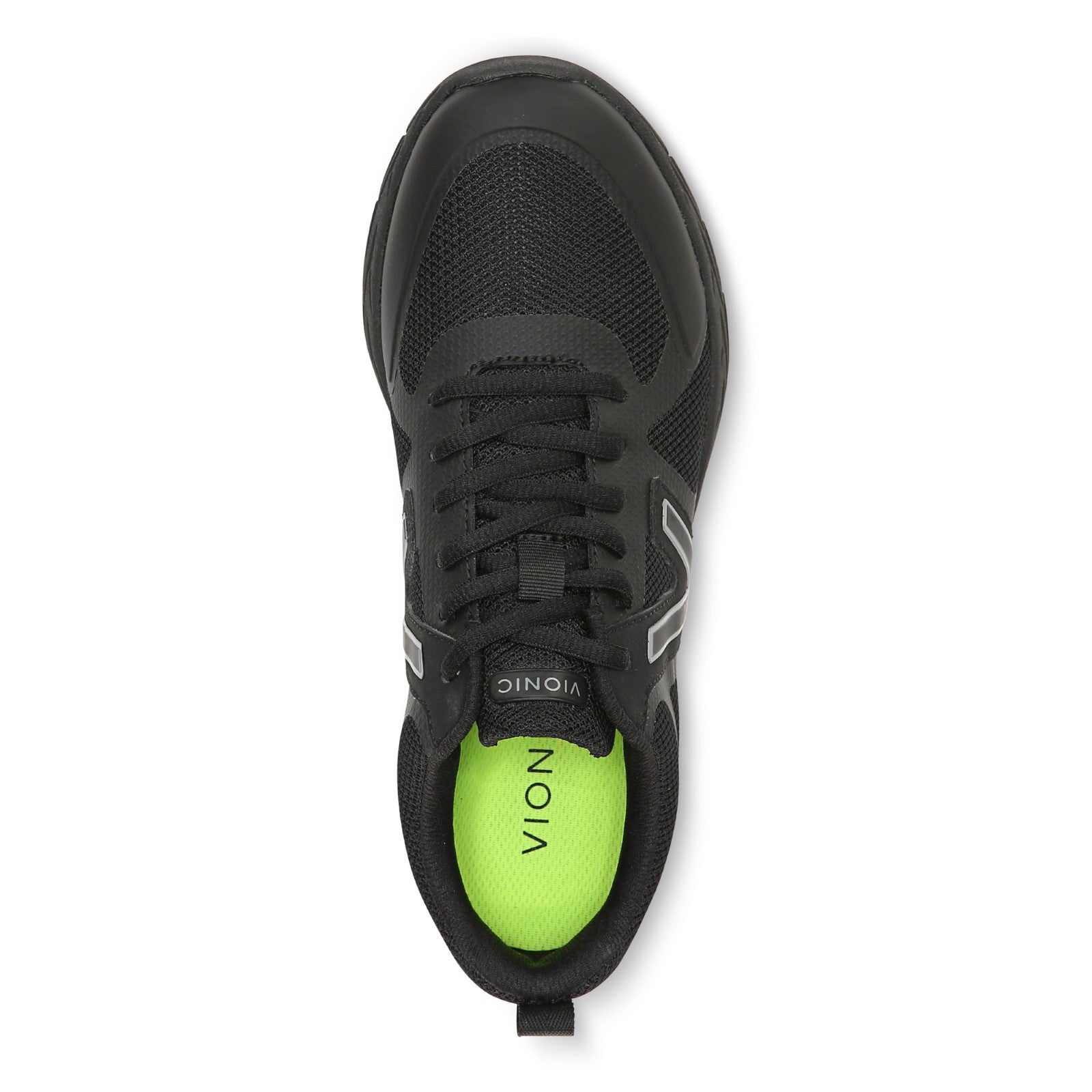 Vionic Miles Ii Womens Oxford/Lace Up Lifestyl - Black/charcoal - Top
