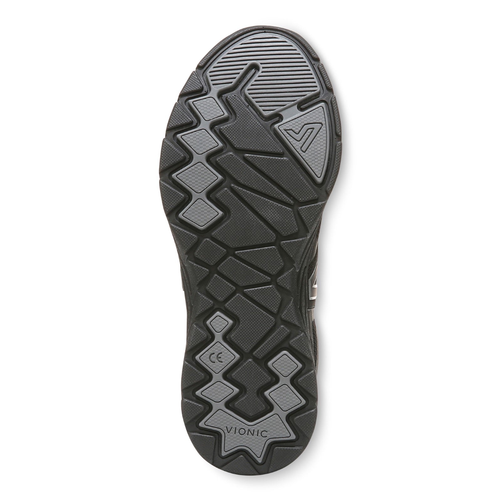 Vionic Miles Ii Womens Oxford/Lace Up Lifestyl - Black/charcoal - Bottom