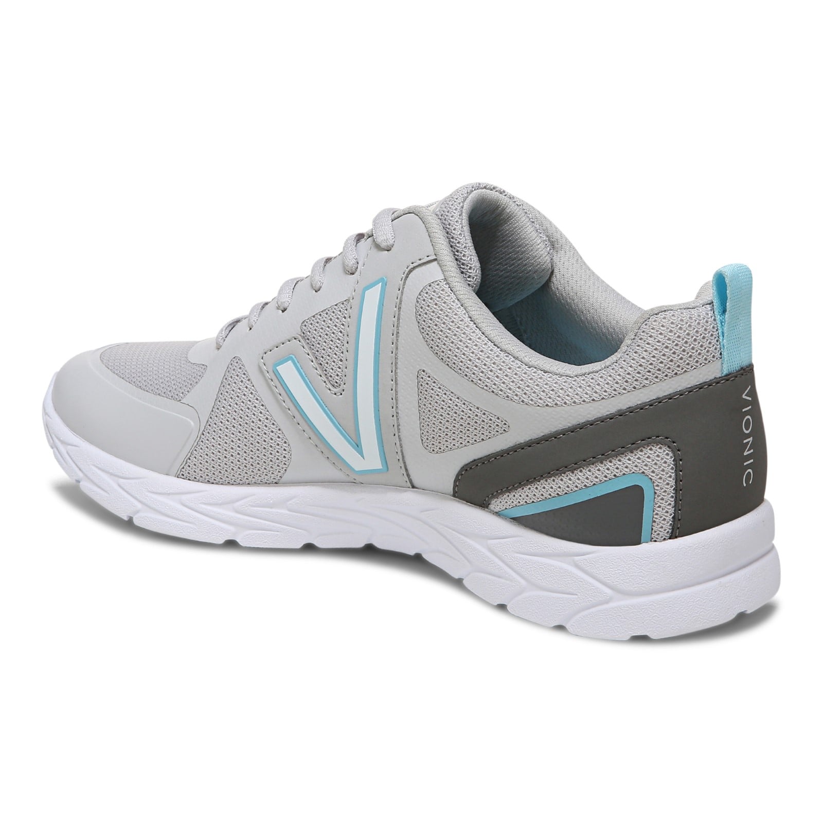 Vionic Miles Ii Womens Oxford/Lace Up Lifestyl - Vapor/Charcoal - Back angle