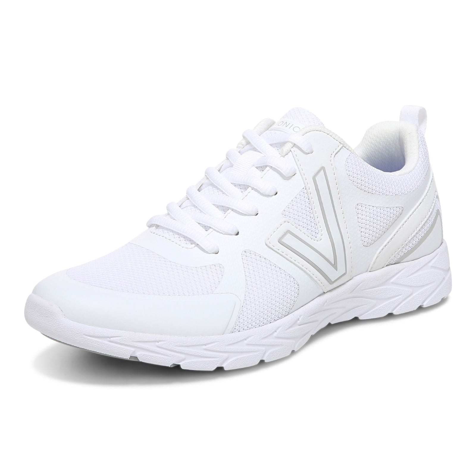 Vionic Miles Ii Womens Oxford/Lace Up Lifestyl - White - Left angle