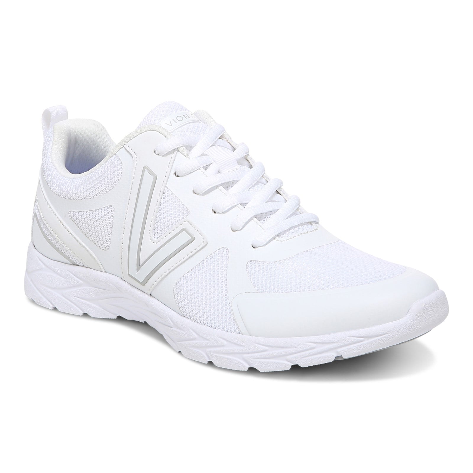 Vionic Miles Ii Womens Oxford/Lace Up Lifestyl - White - Angle main
