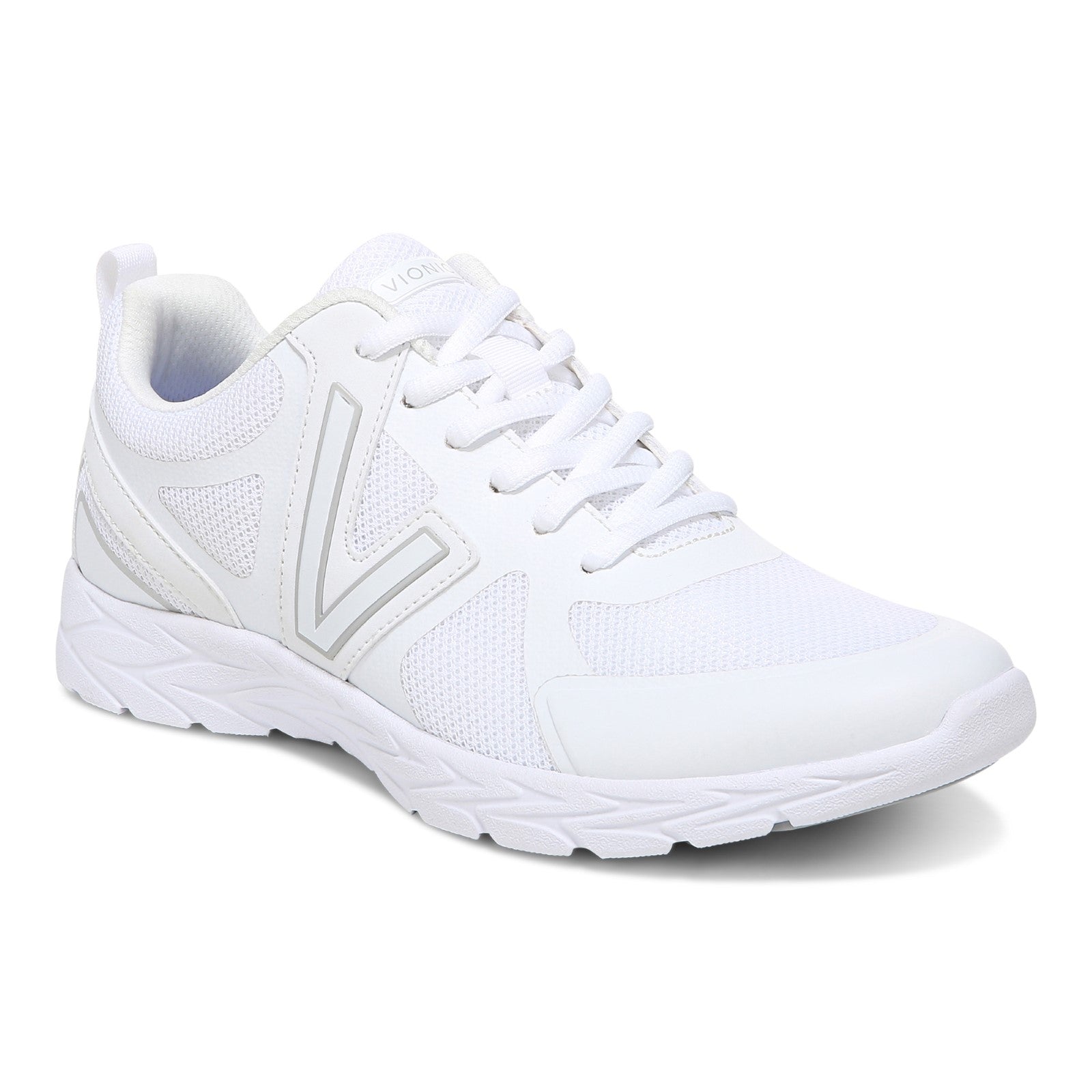 Vionic Miles Ii Womens Oxford/Lace Up Lifestyl - White - Angle main