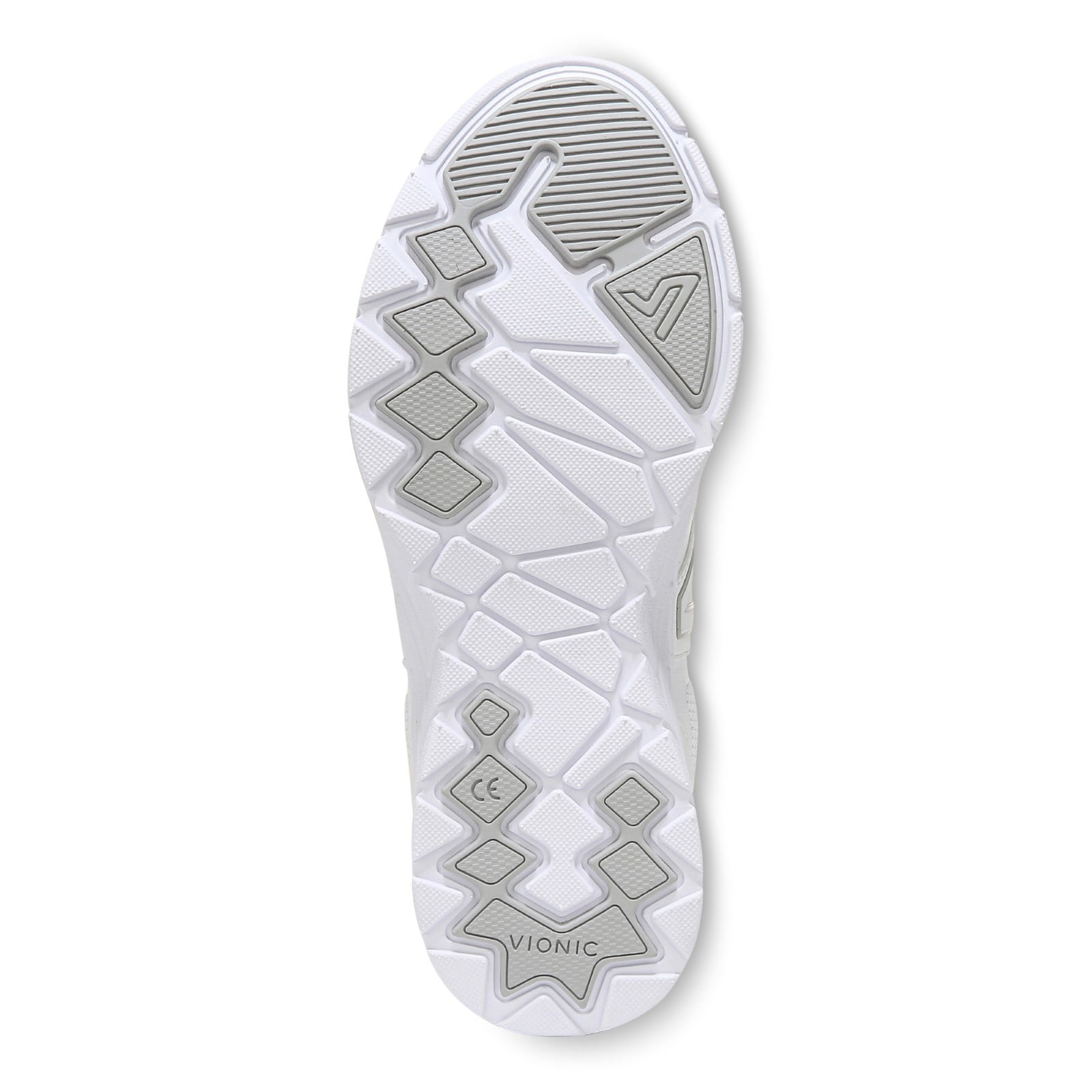 Vionic Miles Ii Womens Oxford/Lace Up Lifestyl - White - Bottom