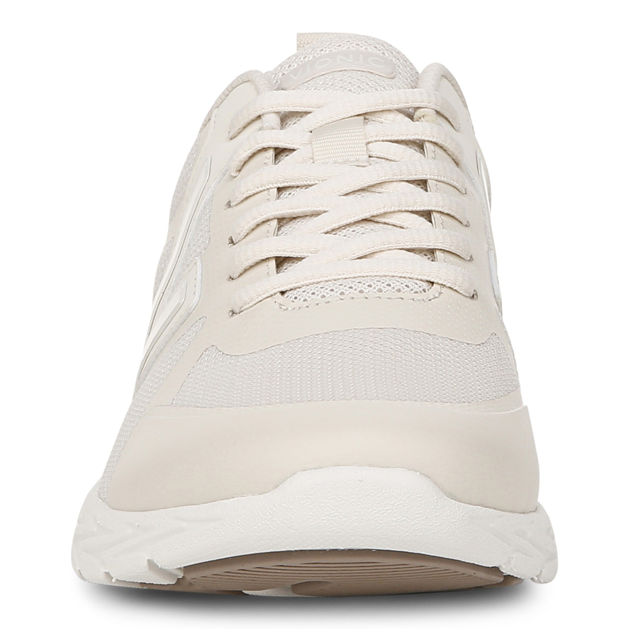 Vionic Miles II Women's Sneaker with Orthotic Arch Support - Cream - Front
