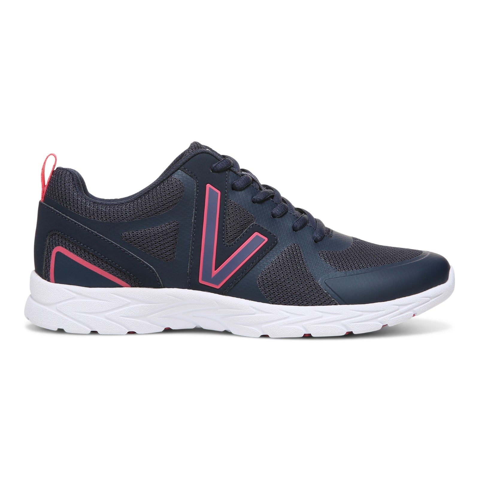 Vionic Miles Ii Womens Oxford/Lace Up Lifestyl - Navy/pink - Right side