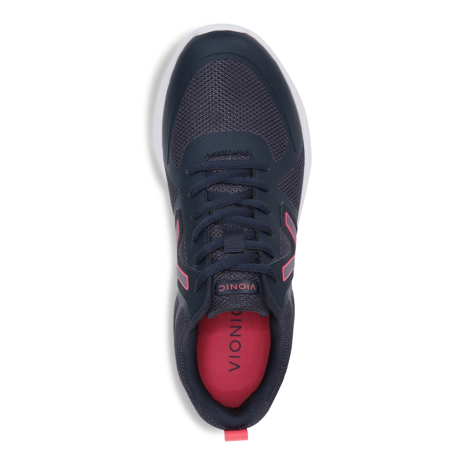 Vionic Miles Ii Womens Oxford/Lace Up Lifestyl - Navy/pink - Top