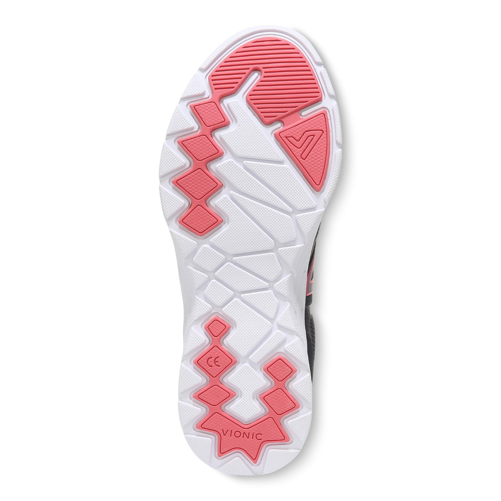 Vionic Miles Ii Womens Oxford/Lace Up Lifestyl - Navy/pink - Bottom