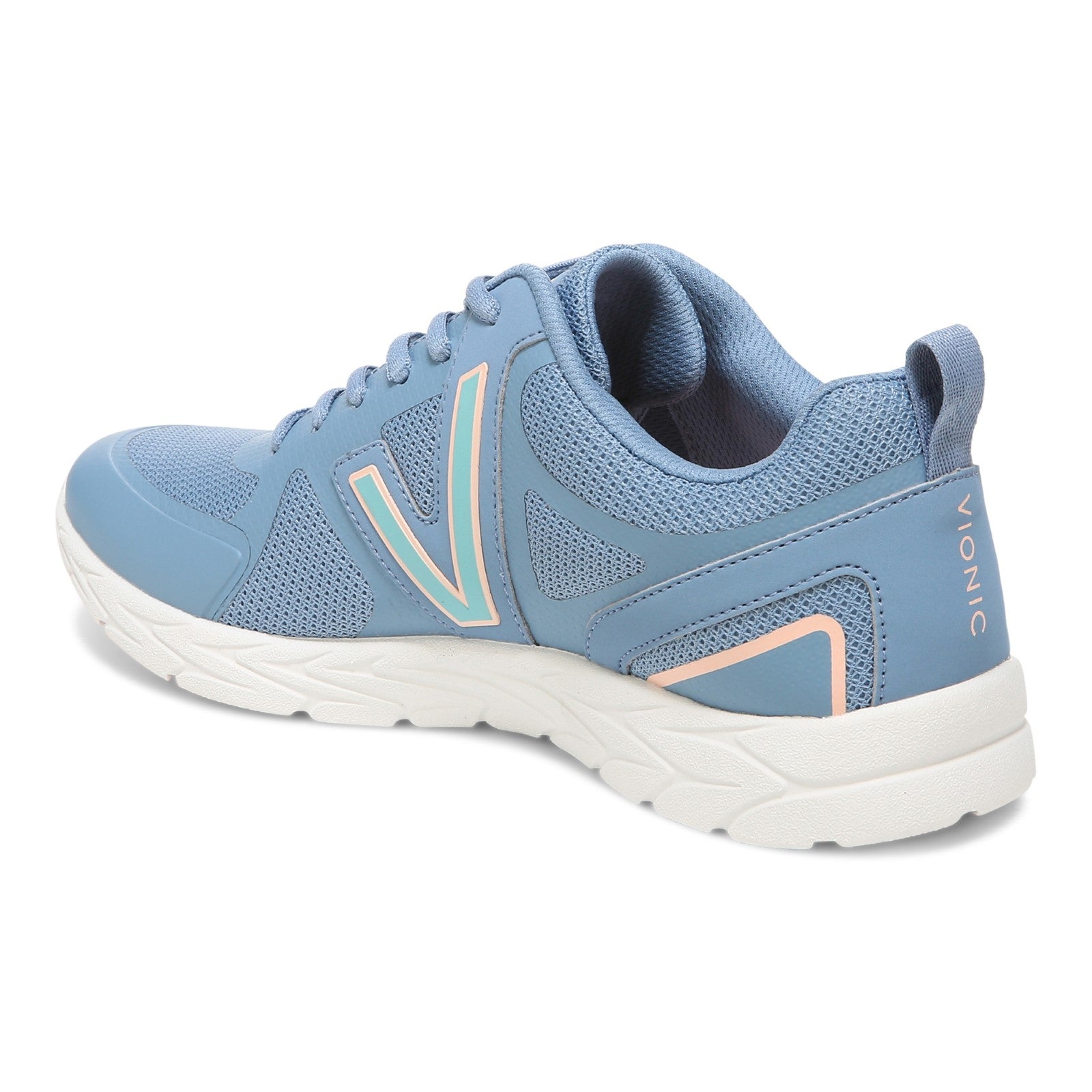Vionic Miles Ii Womens Oxford/Lace Up Lifestyl - Blue Shadow - Back angle