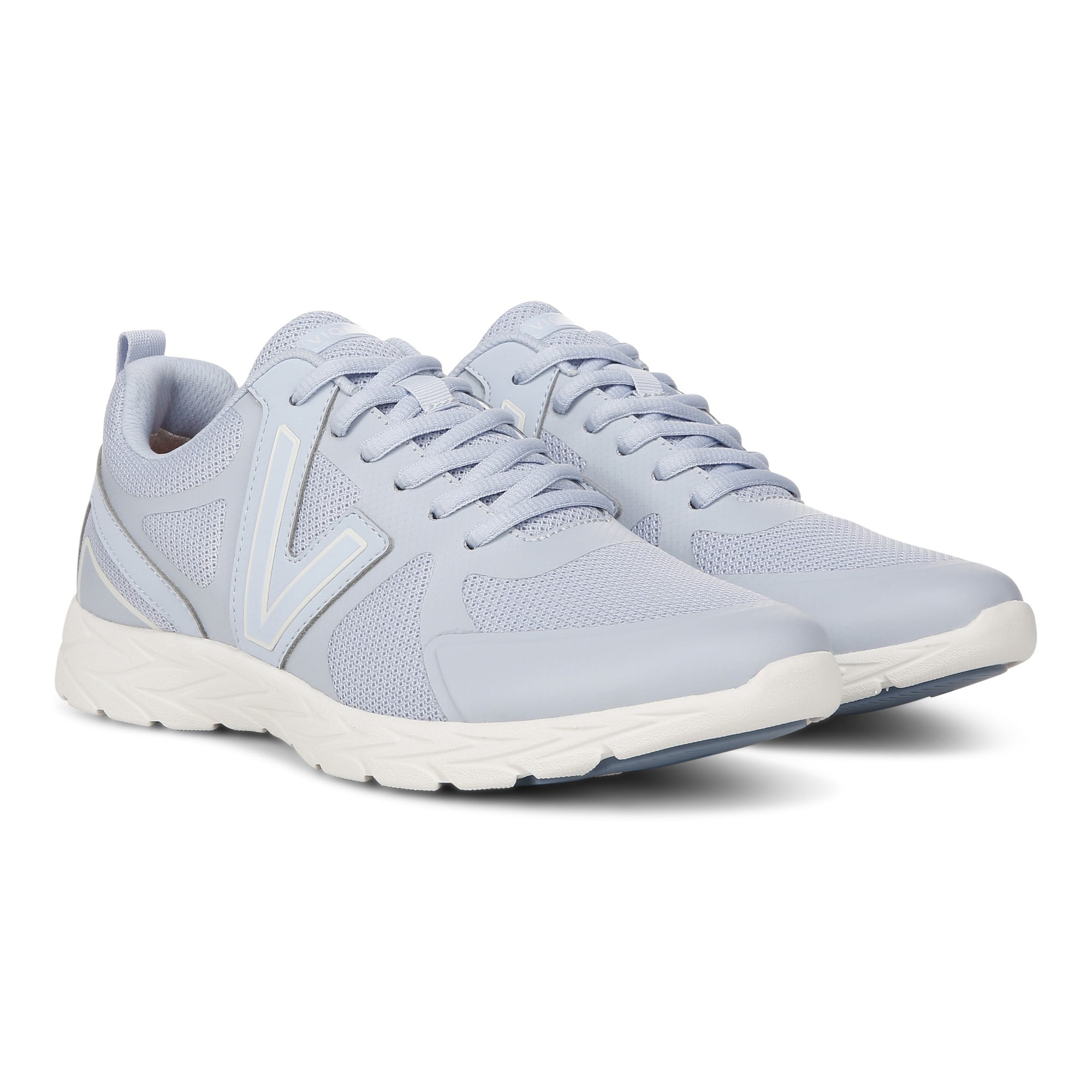 Vionic Miles II Women's Sneaker with Orthotic Arch Support - Skyway Blue - Pair