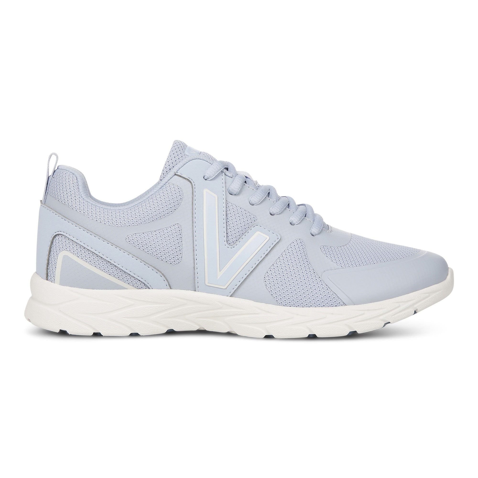 Vionic Miles II Women's Sneaker with Orthotic Arch Support - Skyway Blue - Right side