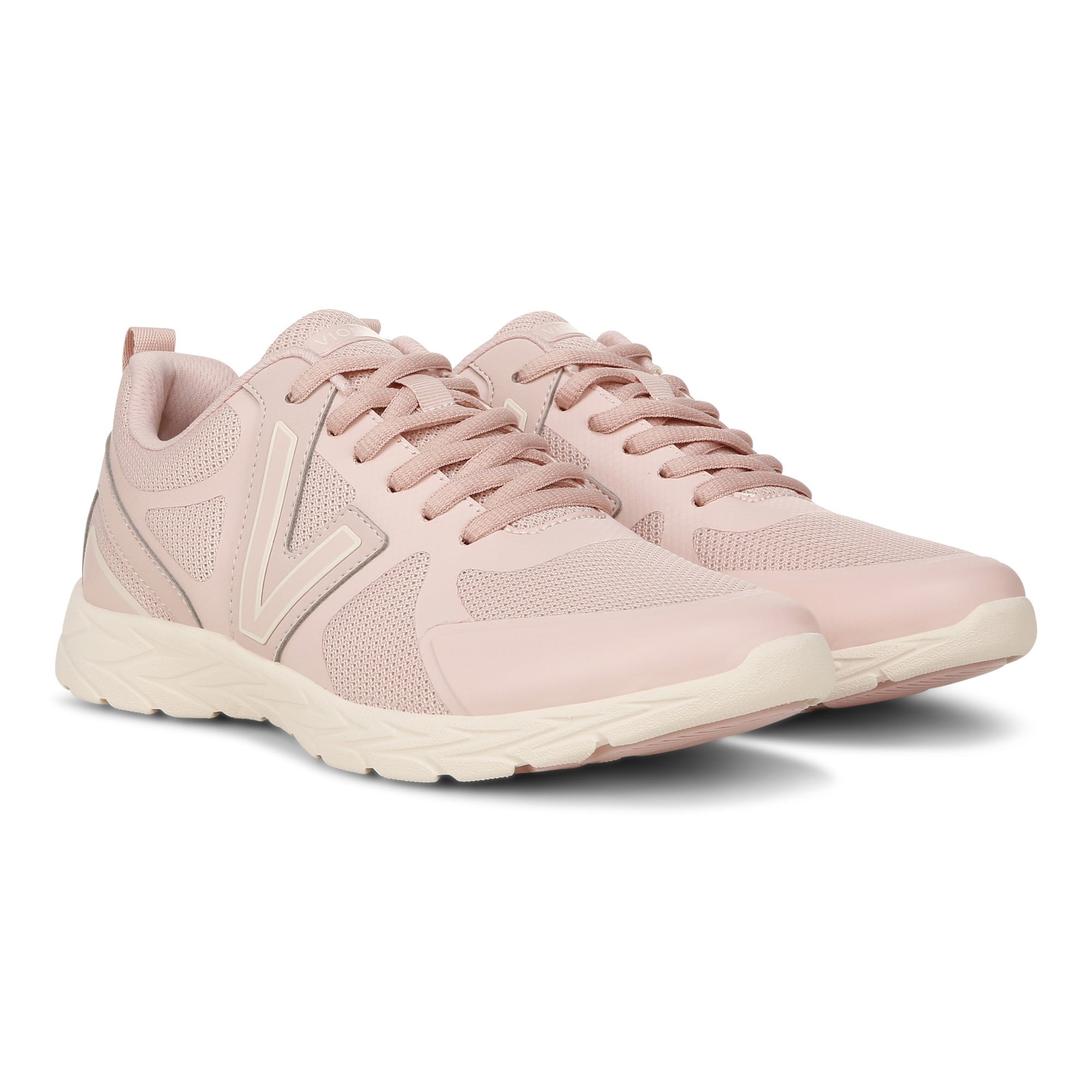 Vionic Miles II Women's Sneaker with Orthotic Arch Support - Light Pink - Pair
