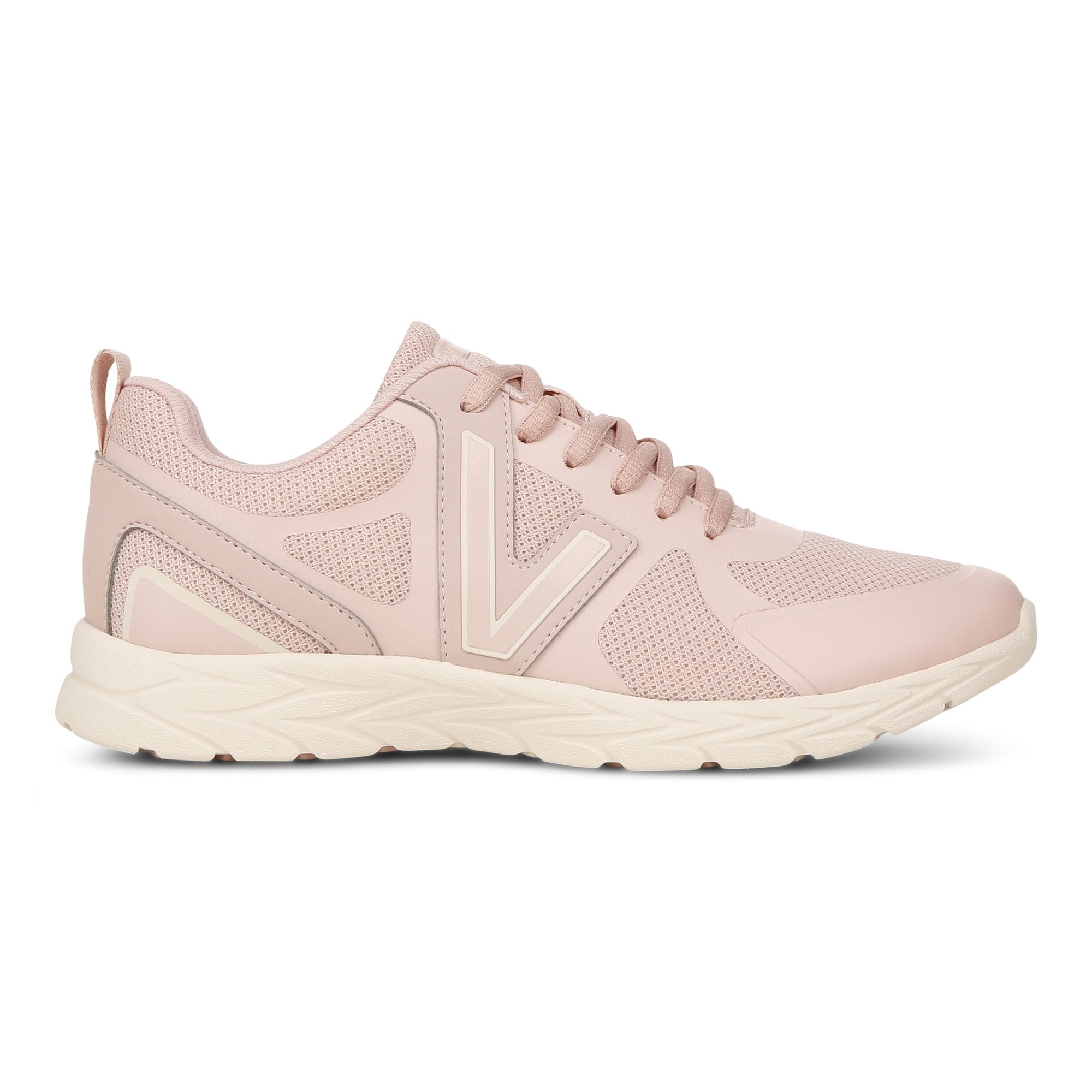 Vionic Miles II Women's Sneaker with Orthotic Arch Support - Light Pink - Right side