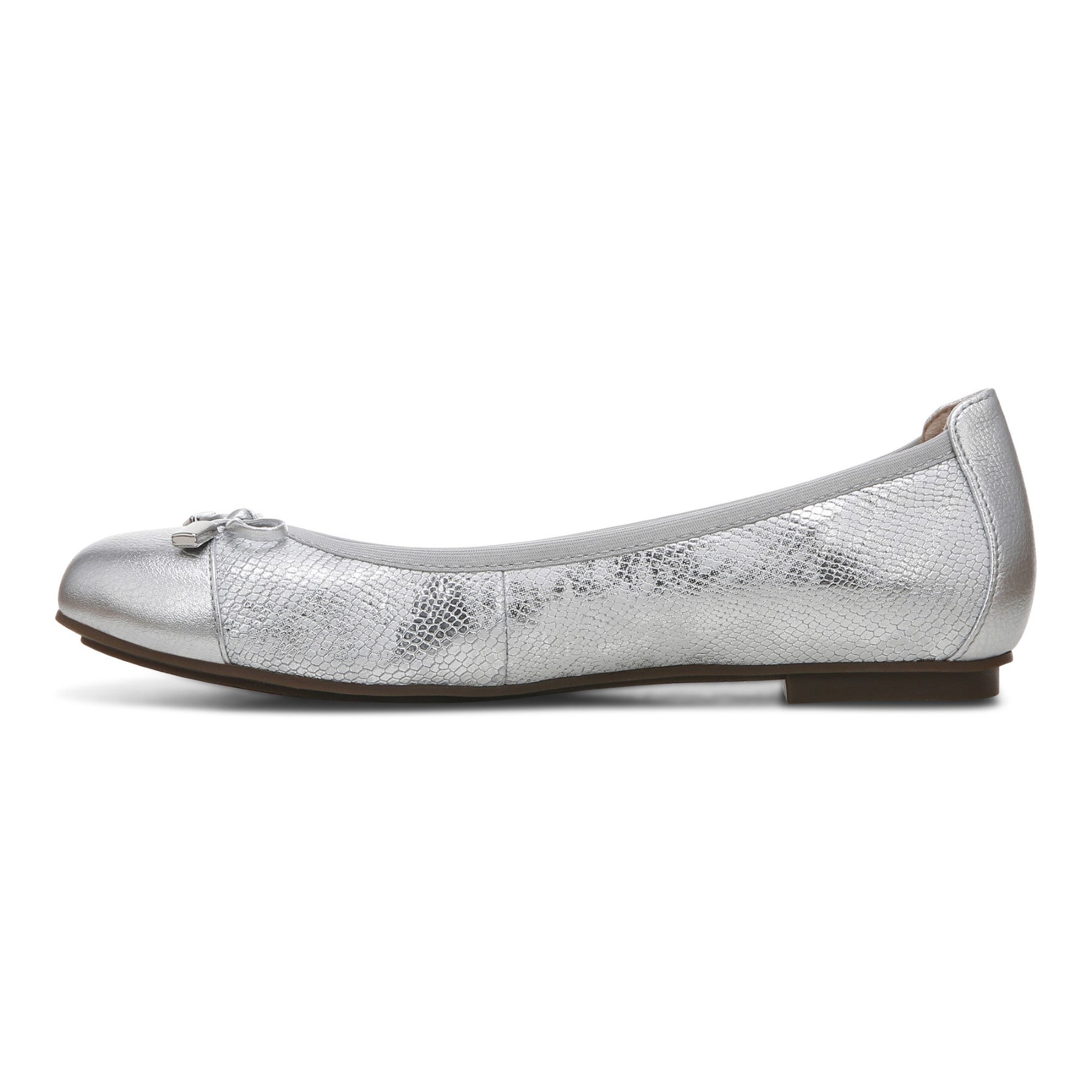 Vionic Spark Minna - Women's Casual Shoes - Silver - Left Side