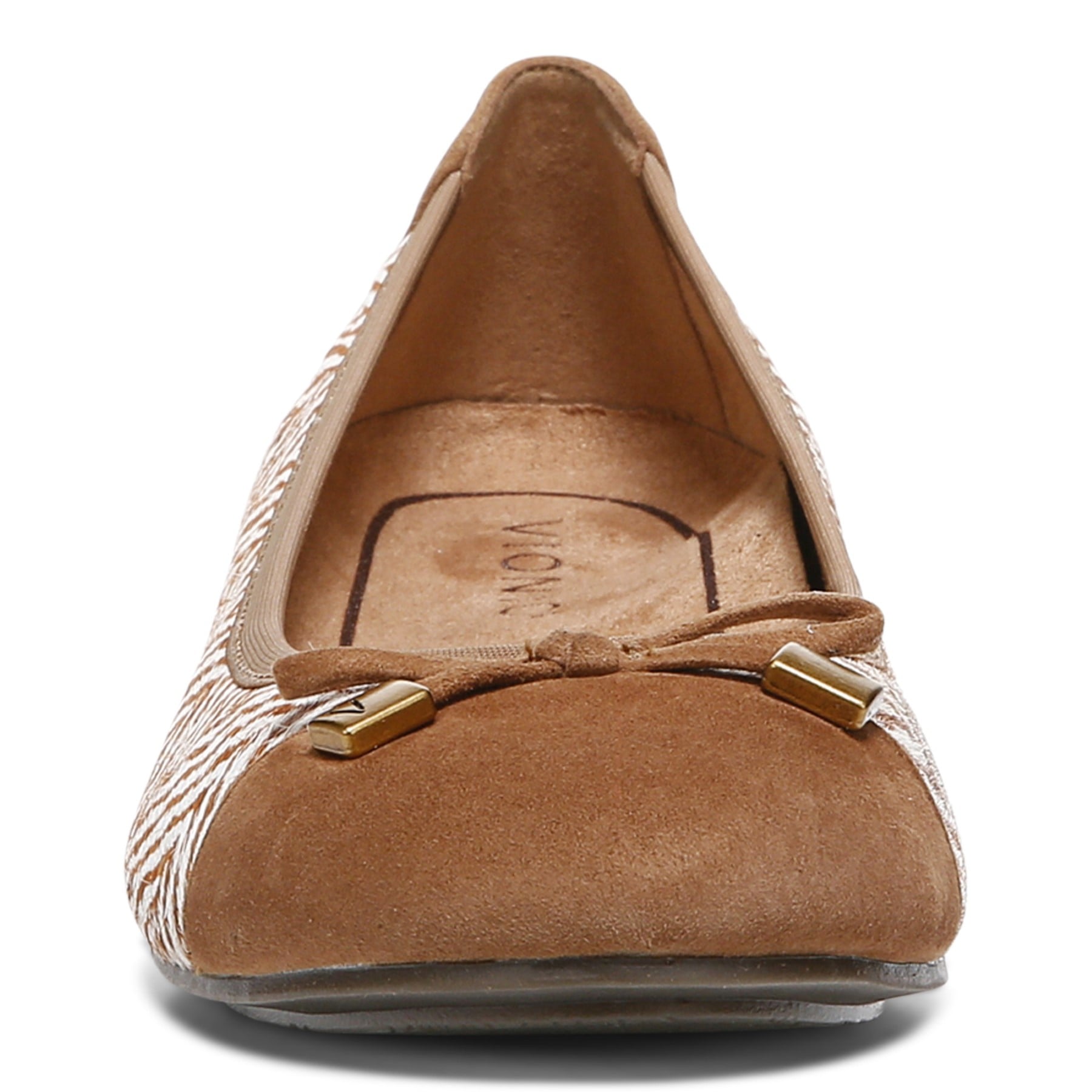 Vionic Spark Minna - Women's Casual Shoes - Toffee/cream - Front