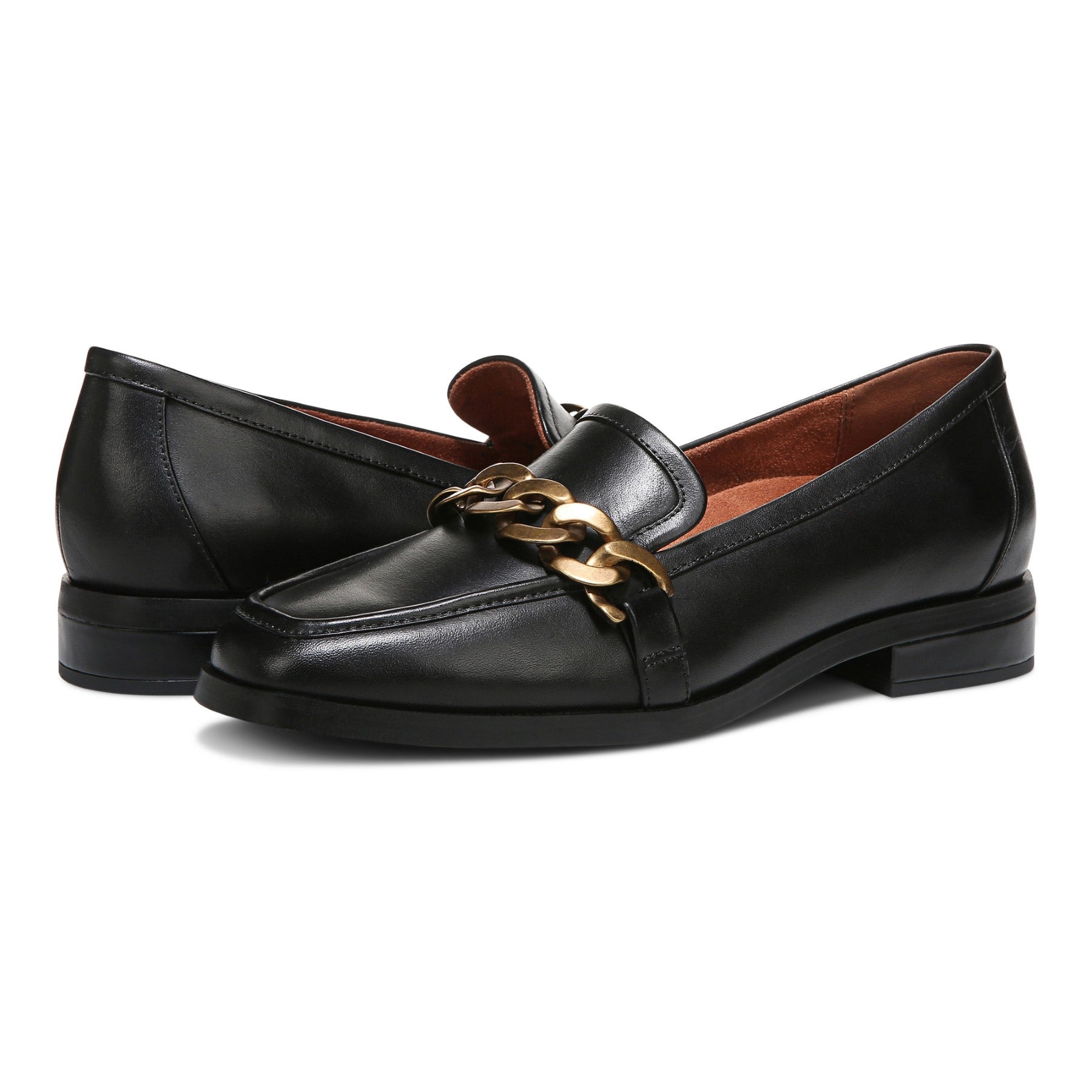 Vionic Mizelle Womens Slip On/Loafer/Moc Casual - Black - pair left angle