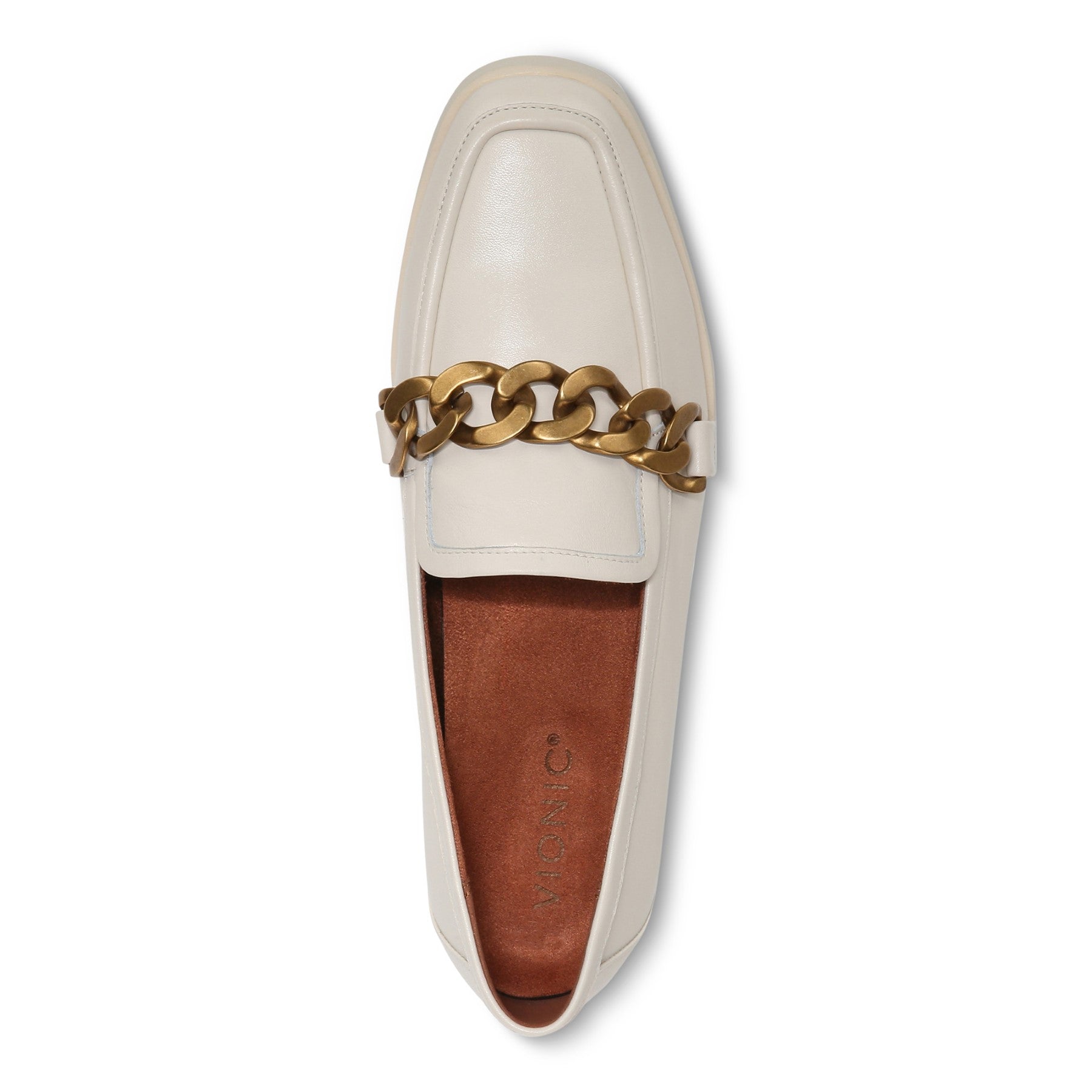 Vionic Mizelle Womens Slip On/Loafer/Moc Casual - Cream - Top