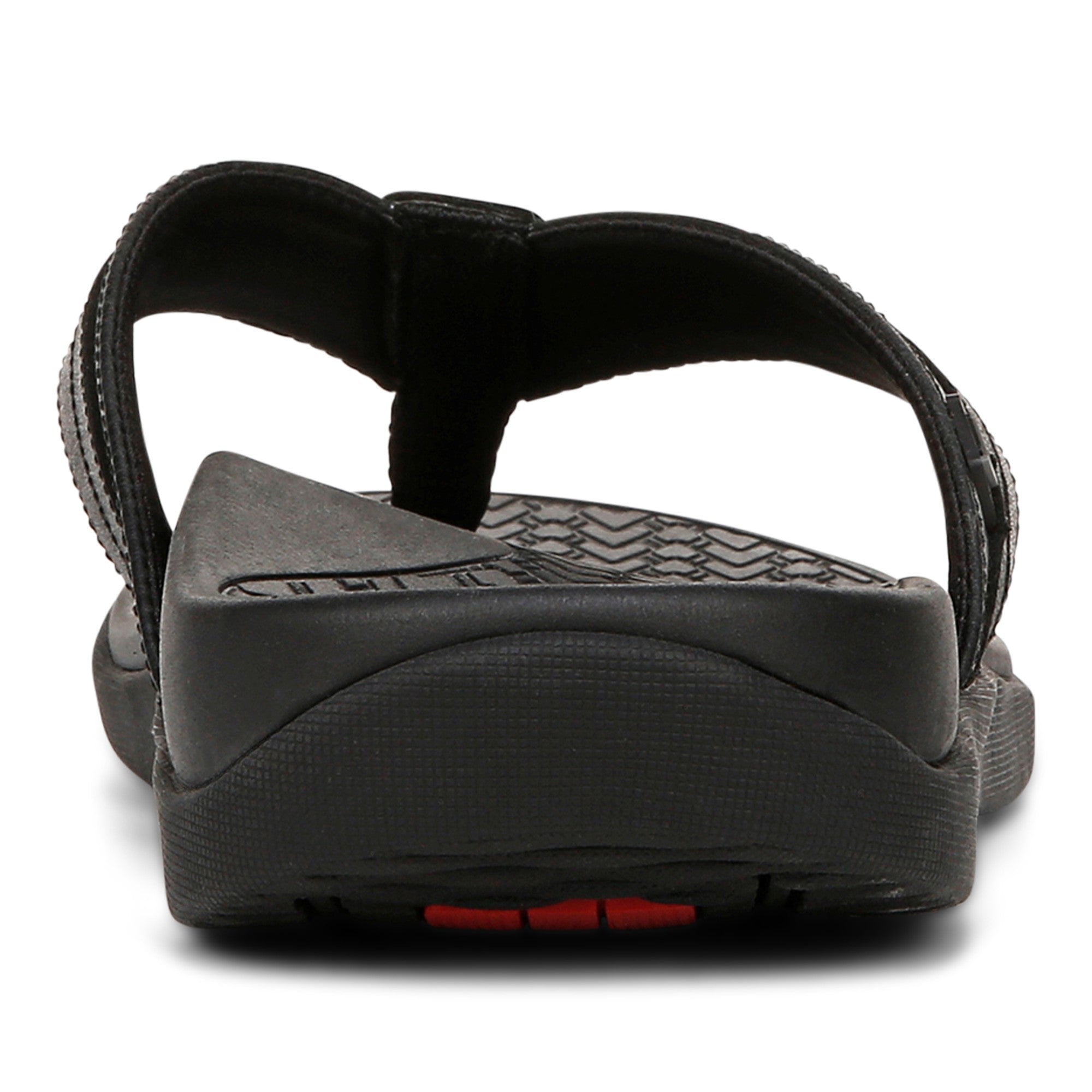Vionic Men's Tide II Orthotic Support Sandal - Black - Back