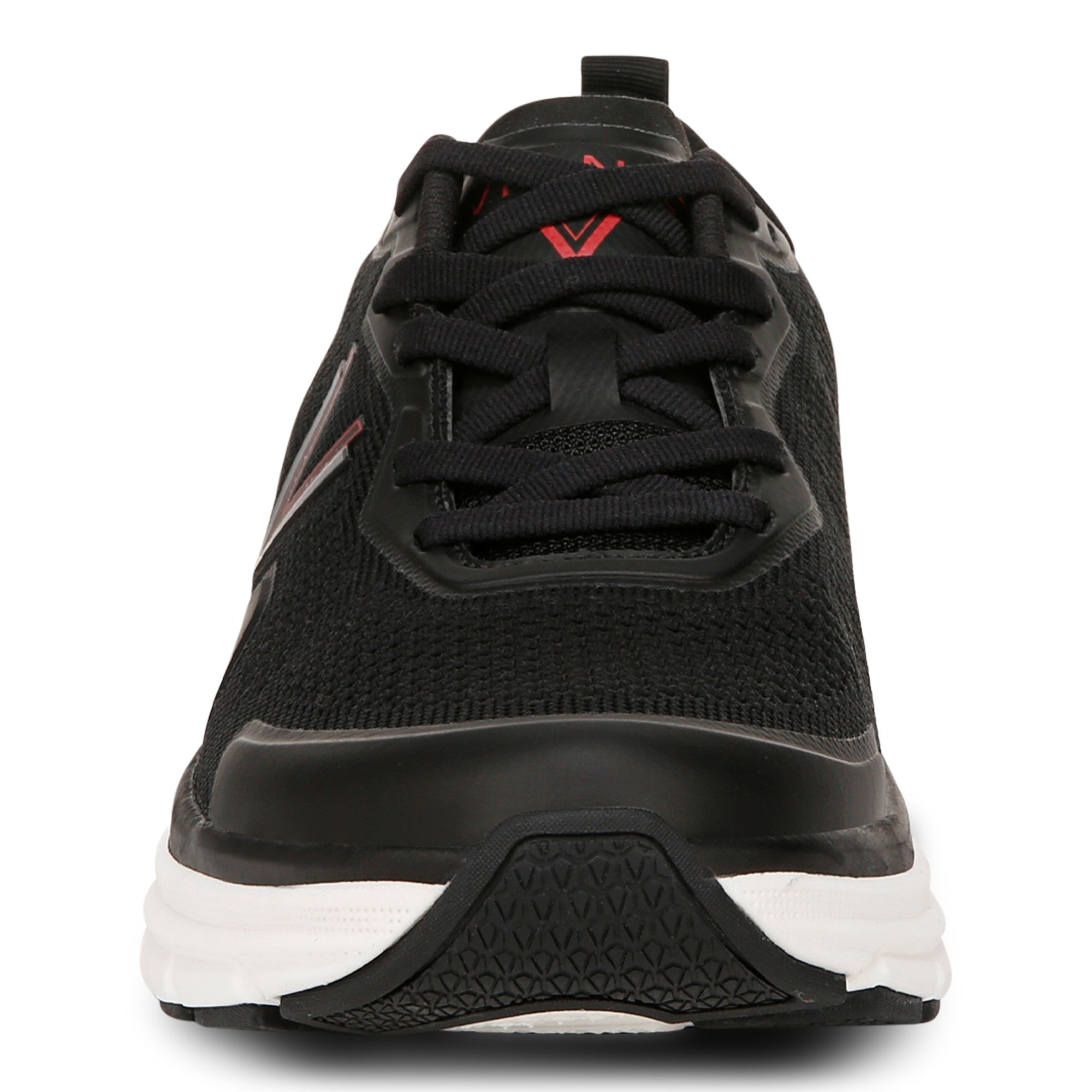 Vionic Men's Walk Max - Water Repellent Athletic Walking Shoes with Orthotic Support - Black - Front