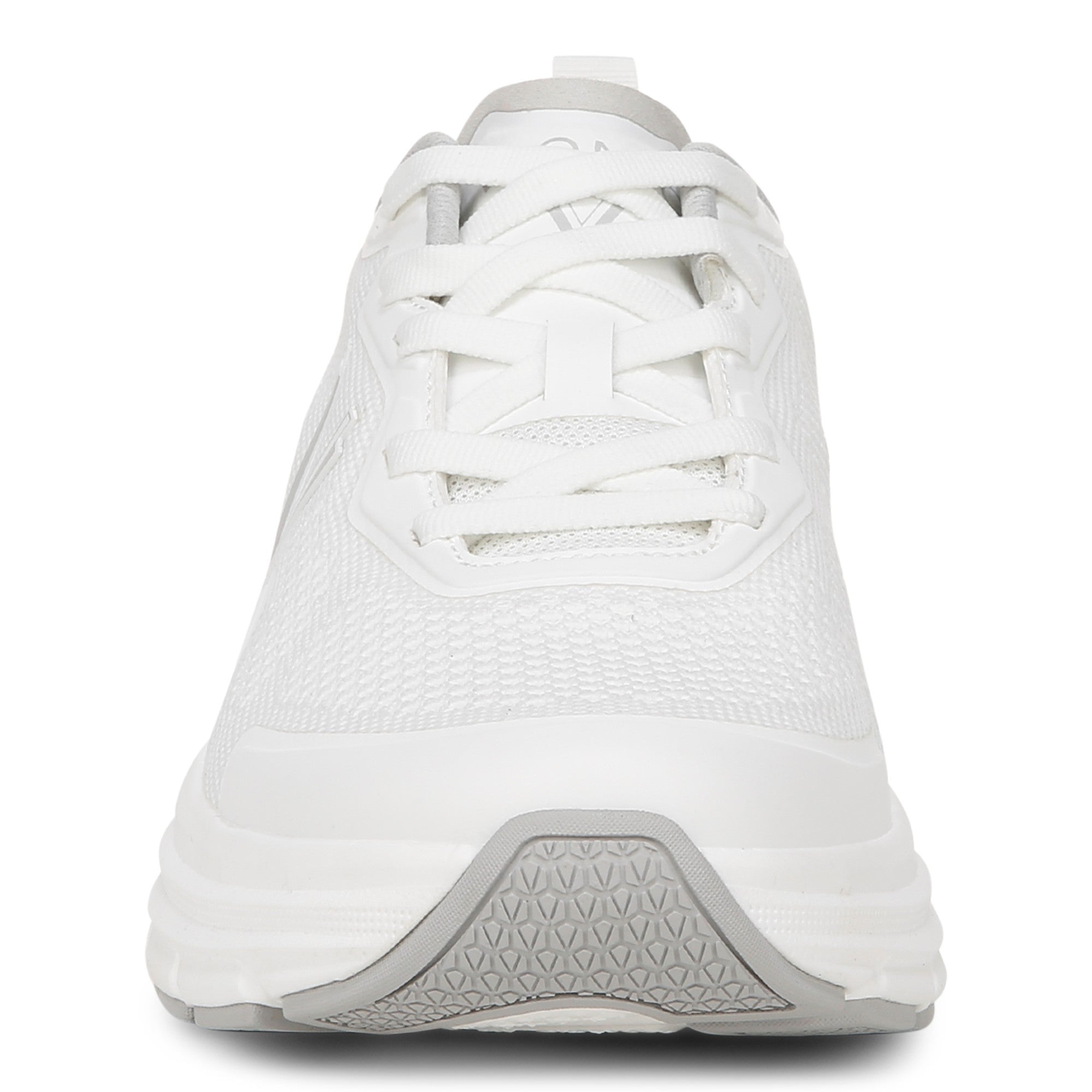 Vionic Men's Walk Max - Water Repellent Athletic Walking Shoes with Orthotic Support - White - Front