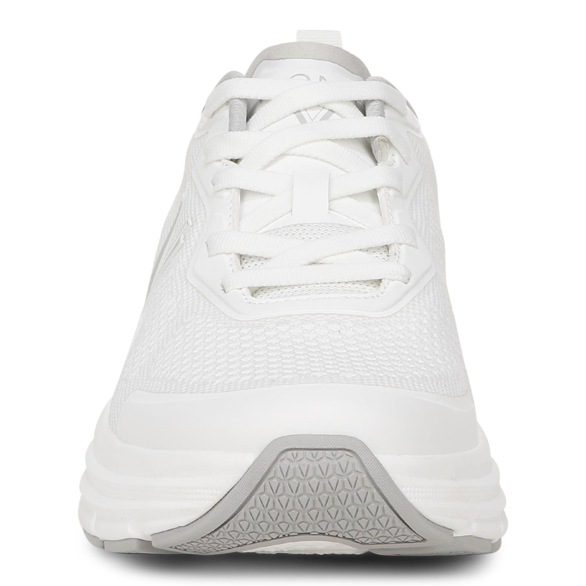 Vionic Men's Walk Max - Water Repellent Athletic Walking Shoes with Orthotic Support - White - Front