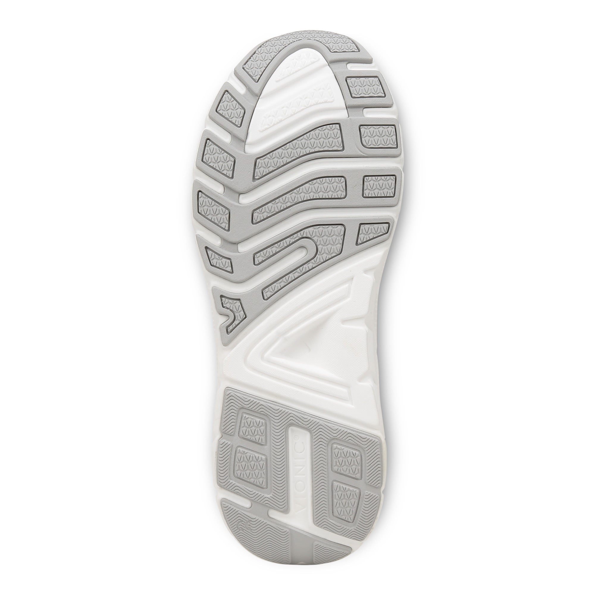 Vionic Men's Walk Max - Water Repellent Athletic Walking Shoes with Orthotic Support - White - Bottom